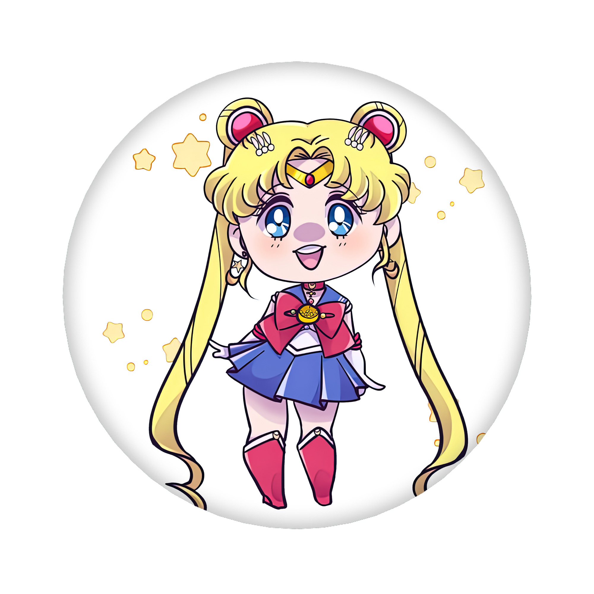 （画像用） 美少女戦士セーラームーン 月野 うさぎ つきの うさぎ Sailor Moon Tsukino Usagi 6cm 缶バッジ 複数セット