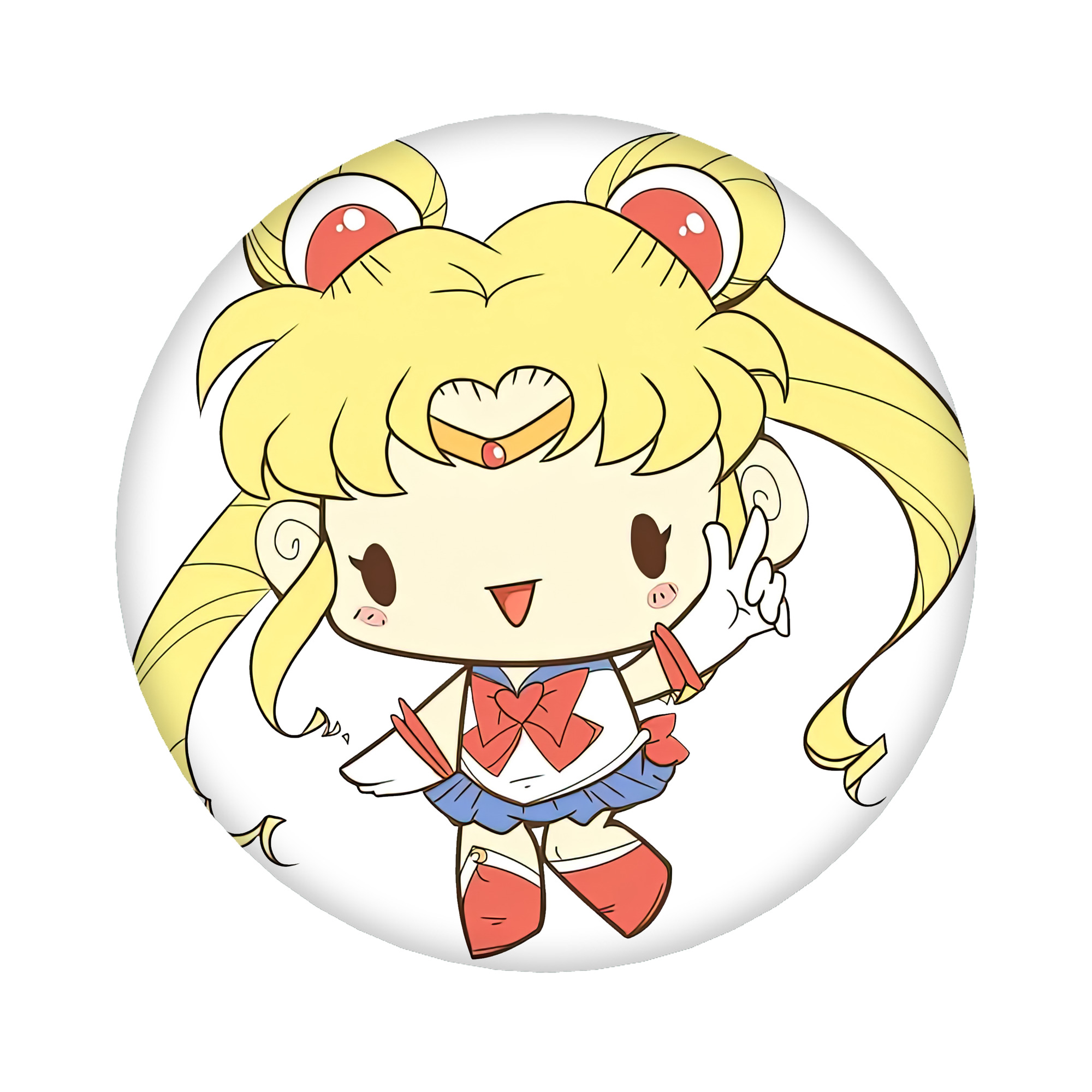 （画像用） 美少女戦士セーラームーン 月野 うさぎ つきの うさぎ Sailor Moon Tsukino Usagi 6cm 缶バッジ 複数セット