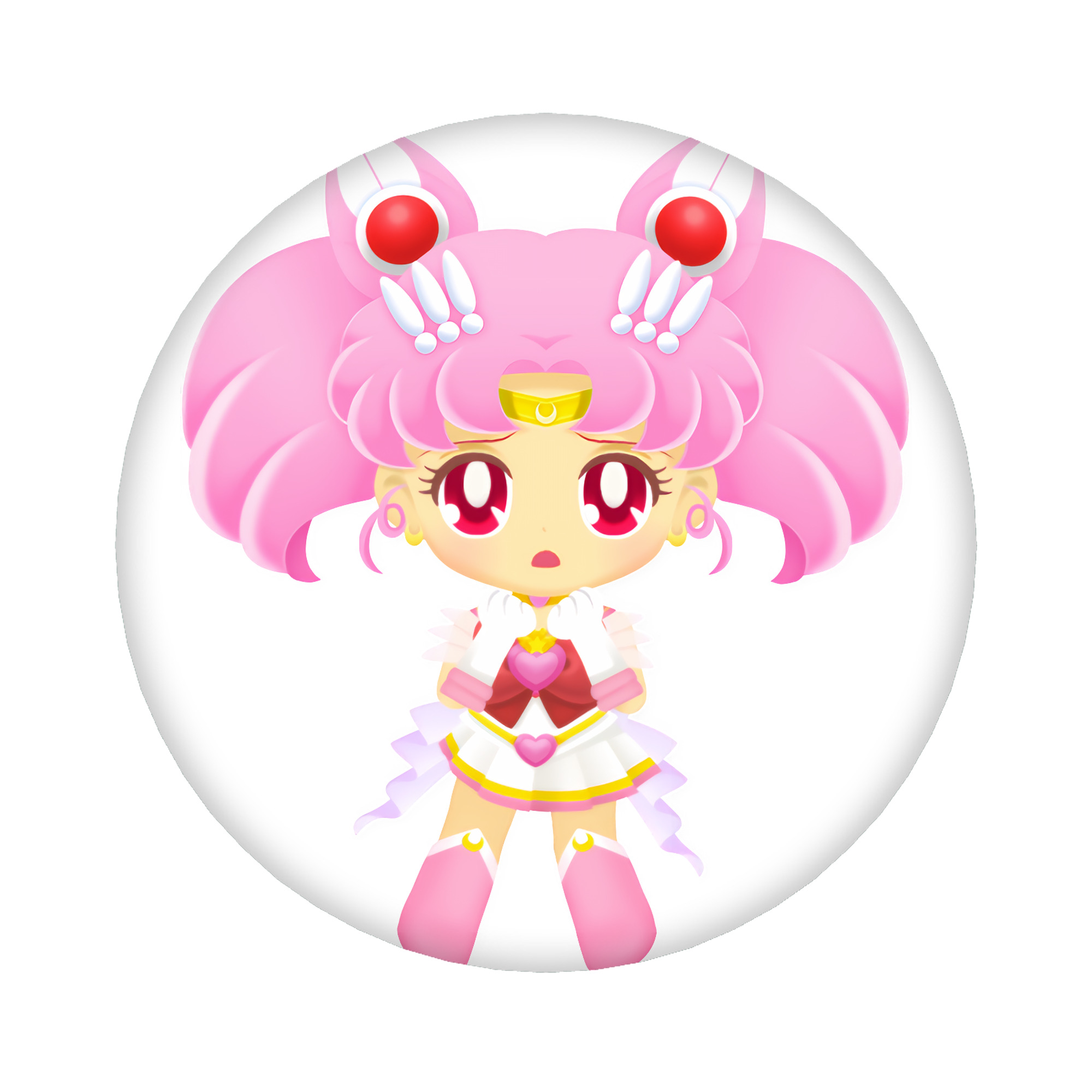 （画像用） 美少女戦士セーラームーン ちびうさ Sailor Moon Chibiusa Tsukino Usagi Small Lady Serenity 6cm 缶バッジ 複数セット