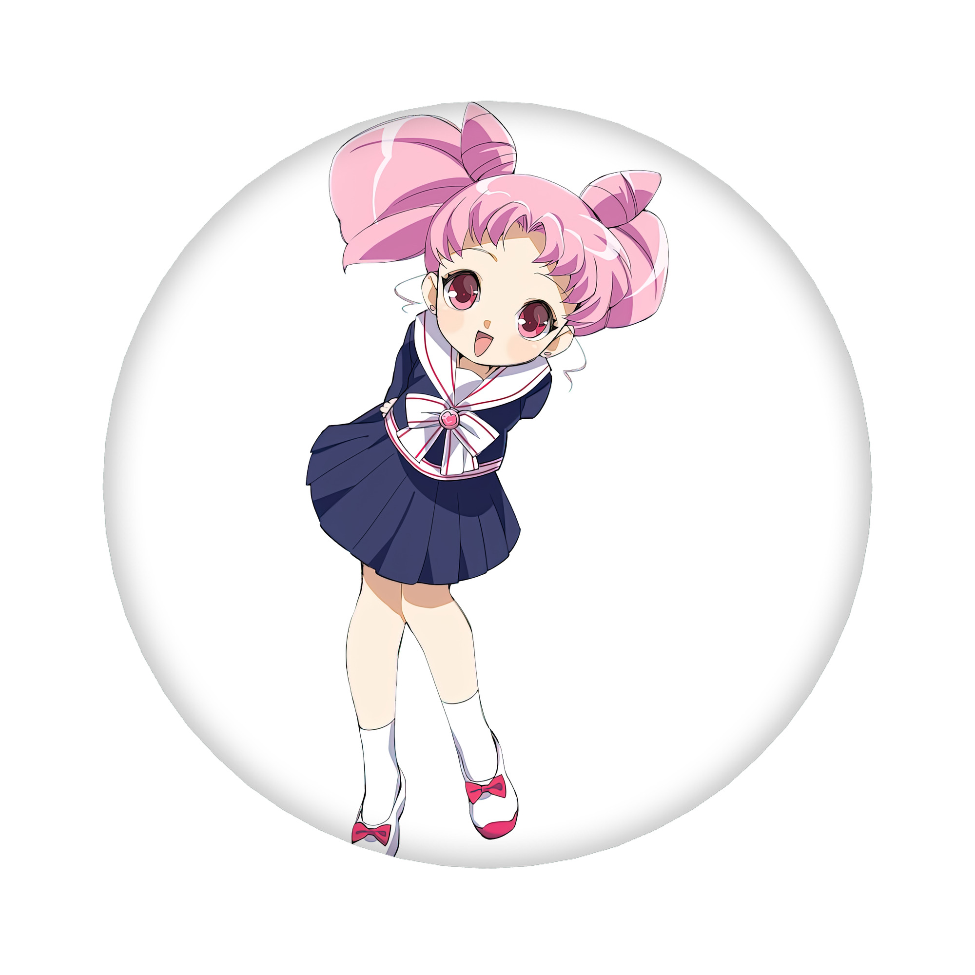 （画像用） 美少女戦士セーラームーン ちびうさ Sailor Moon Chibiusa Tsukino Usagi Small Lady Serenity 6cm 缶バッジ 複数セット