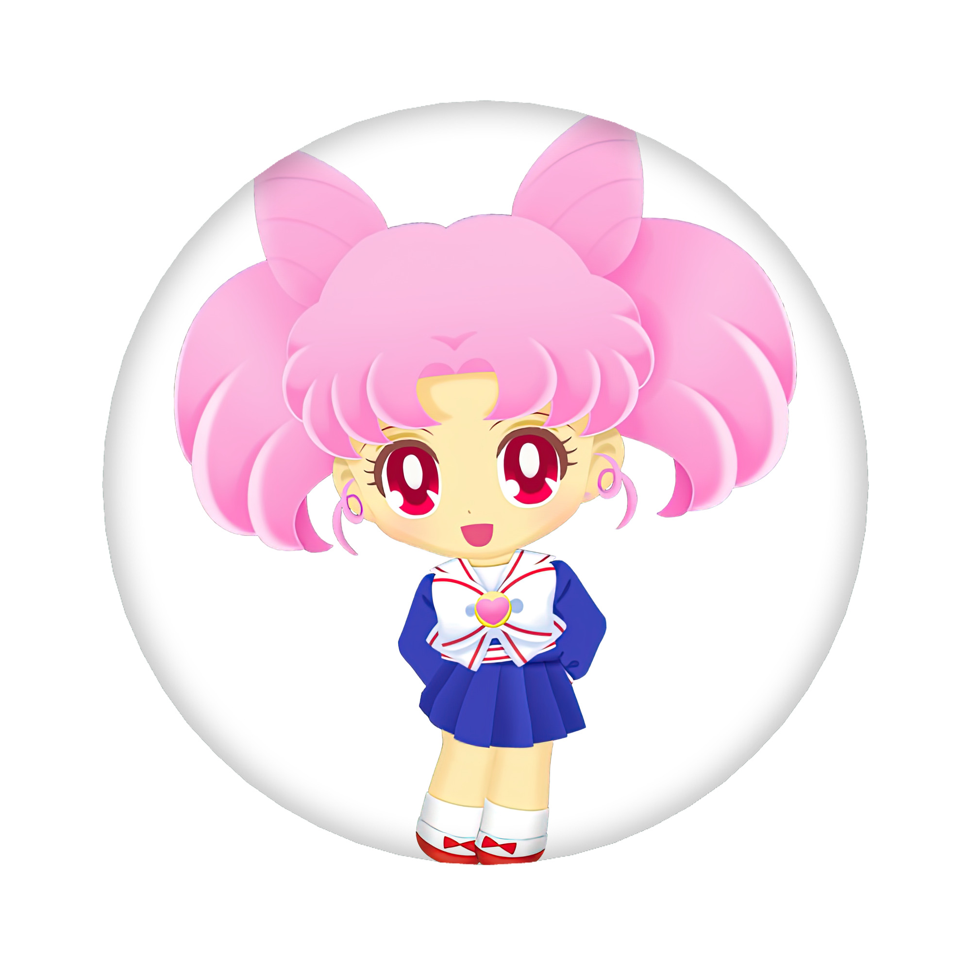 （画像用） 美少女戦士セーラームーン ちびうさ Sailor Moon Chibiusa Tsukino Usagi Small Lady Serenity 6cm 缶バッジ 複数セット