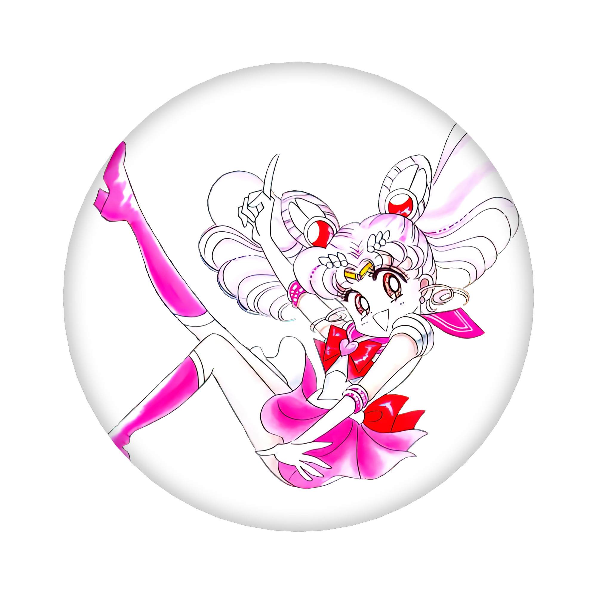 （画像用） 美少女戦士セーラームーン ちびうさ Sailor Moon Chibiusa Tsukino Usagi Small Lady Serenity 6cm 缶バッジ 複数セット