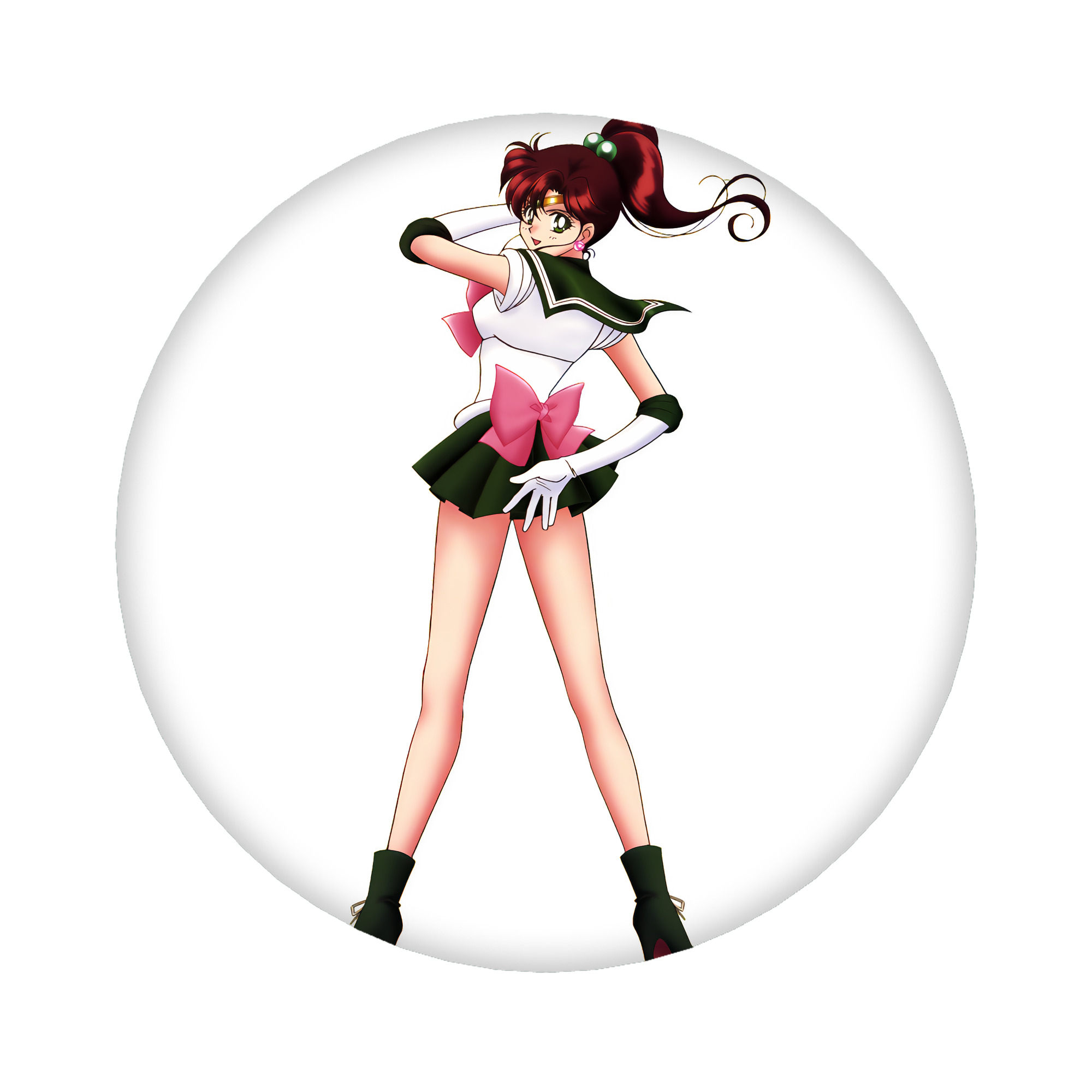 （画像用） 美少女戦士セーラームーン 木野 まこと きの まこと Sailor Moon Kino Makoto （セーラージュピター；Sailor Jupiter） 6cm 缶バッジ 複数セット