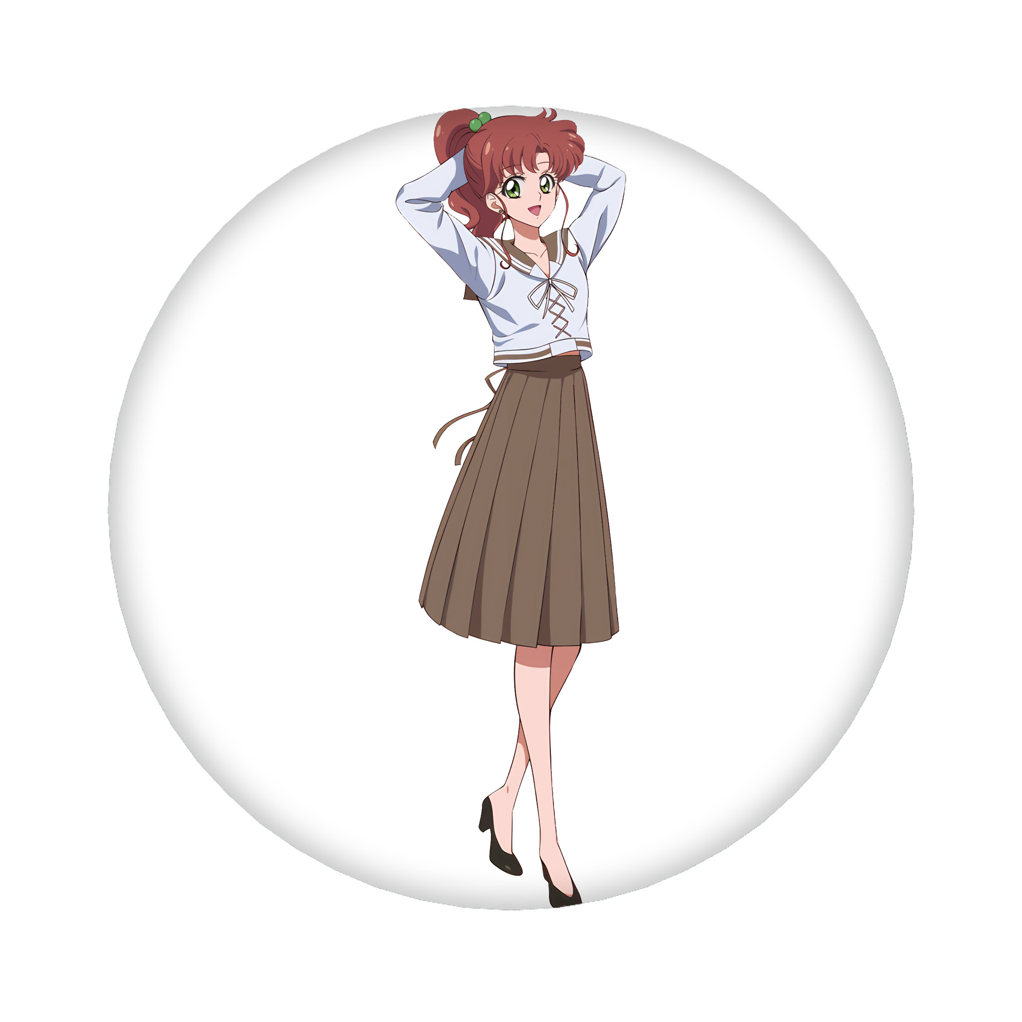（画像用） 美少女戦士セーラームーン 木野 まこと きの まこと Sailor Moon Kino Makoto （セーラージュピター；Sailor Jupiter） 6cm 缶バッジ 複数セット