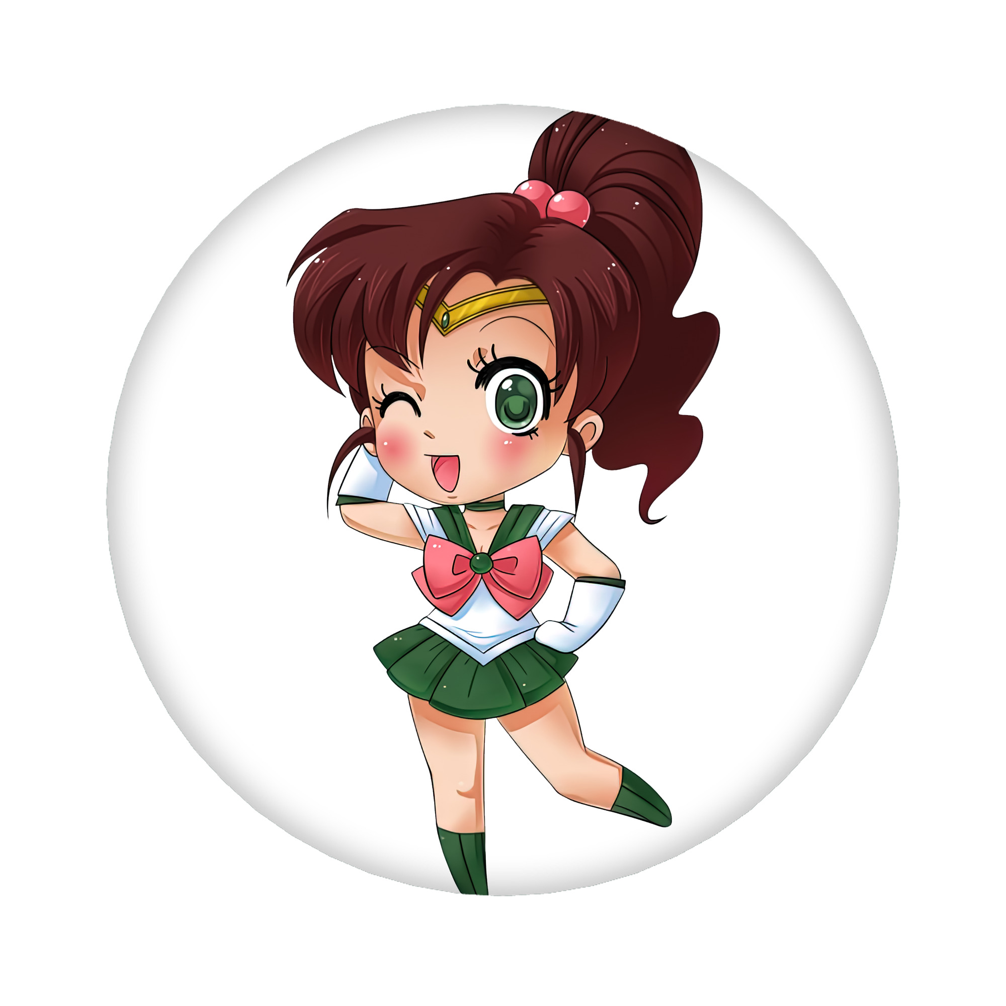 （画像用） 美少女戦士セーラームーン 木野 まこと きの まこと Sailor Moon Kino Makoto （セーラージュピター；Sailor Jupiter） 6cm 缶バッジ 複数セット