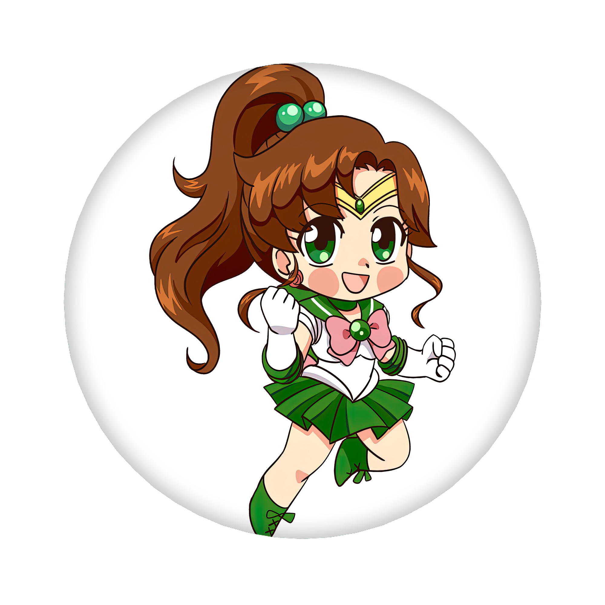 （画像用） 美少女戦士セーラームーン 木野 まこと きの まこと Sailor Moon Kino Makoto （セーラージュピター；Sailor Jupiter） 6cm 缶バッジ 複数セット