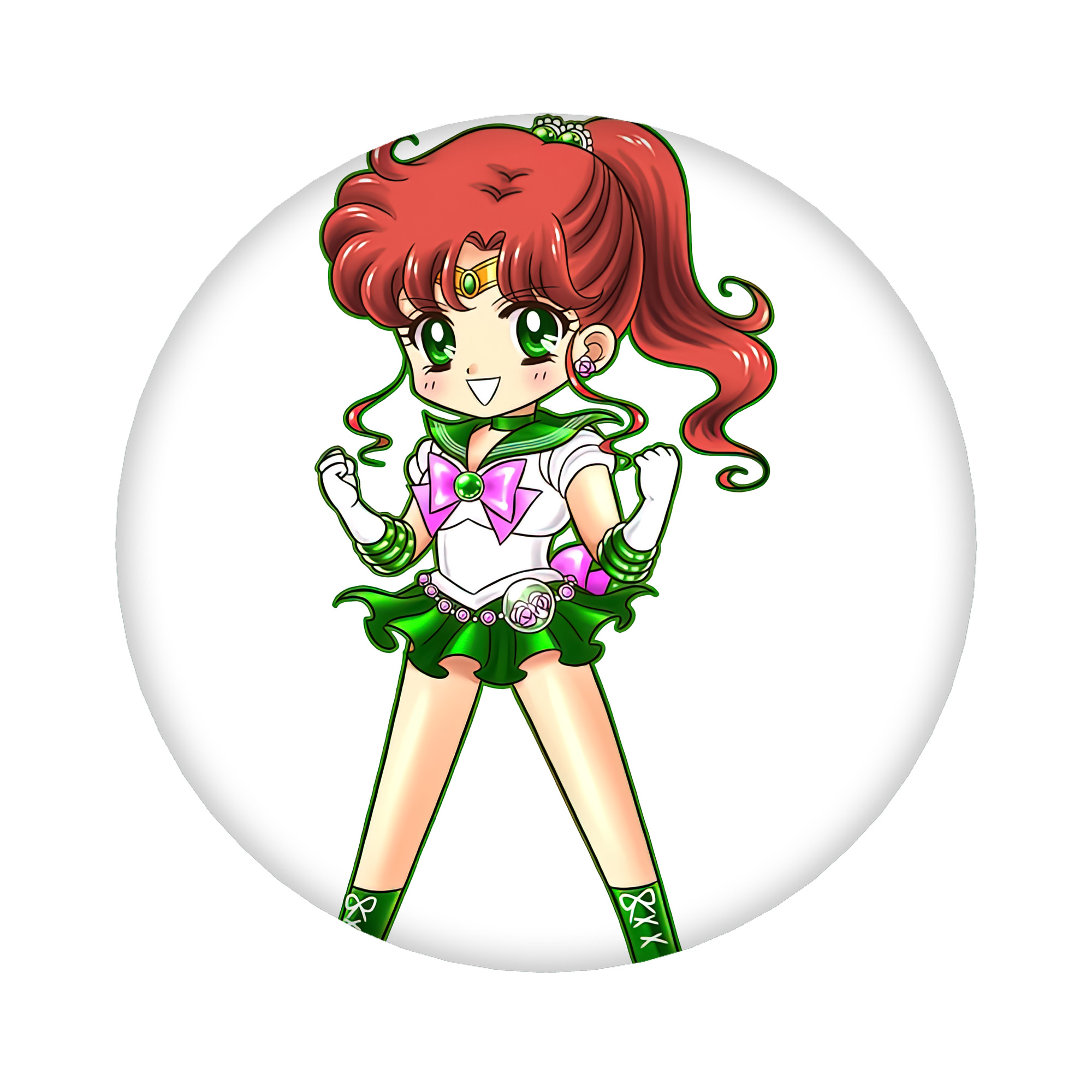 （画像用） 美少女戦士セーラームーン 木野 まこと きの まこと Sailor Moon Kino Makoto （セーラージュピター；Sailor Jupiter） 6cm 缶バッジ 複数セット