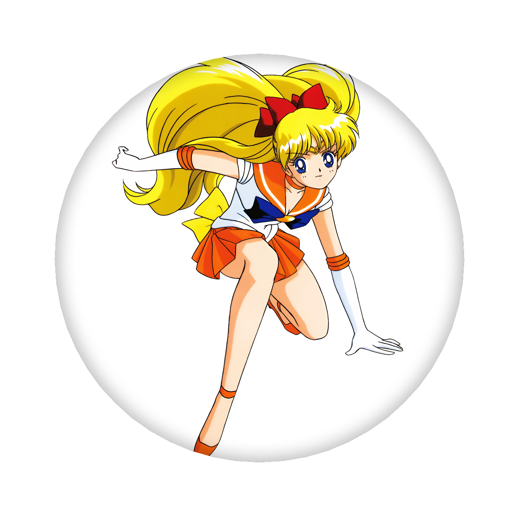 （画像用） 美少女戦士セーラームーン 愛野 美奈子 あいの みなこ Sailor Moon Aino Minako 6cm 缶バッジ 複数セット