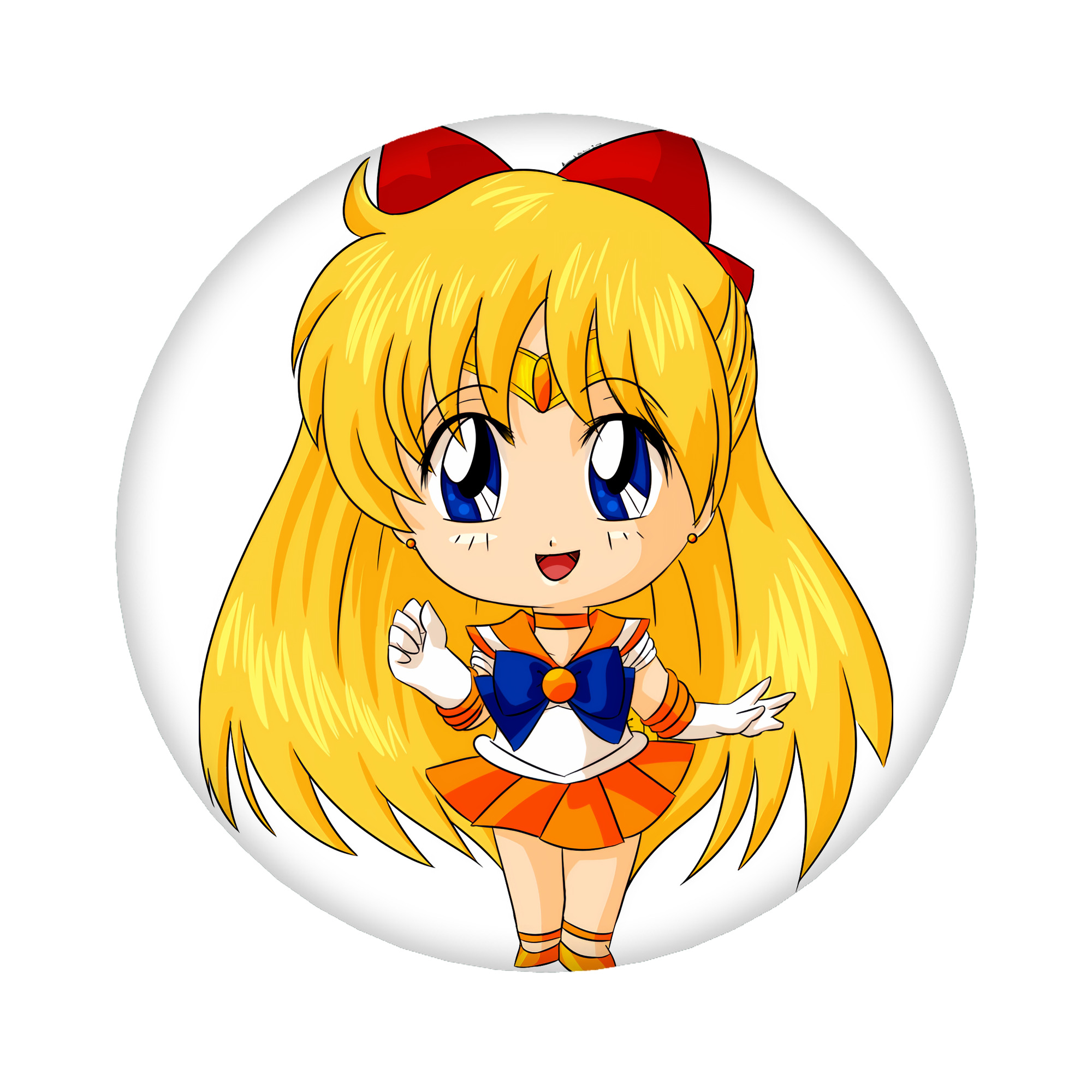 （画像用） 美少女戦士セーラームーン 愛野 美奈子 あいの みなこ Sailor Moon Aino Minako 6cm 缶バッジ 複数セット