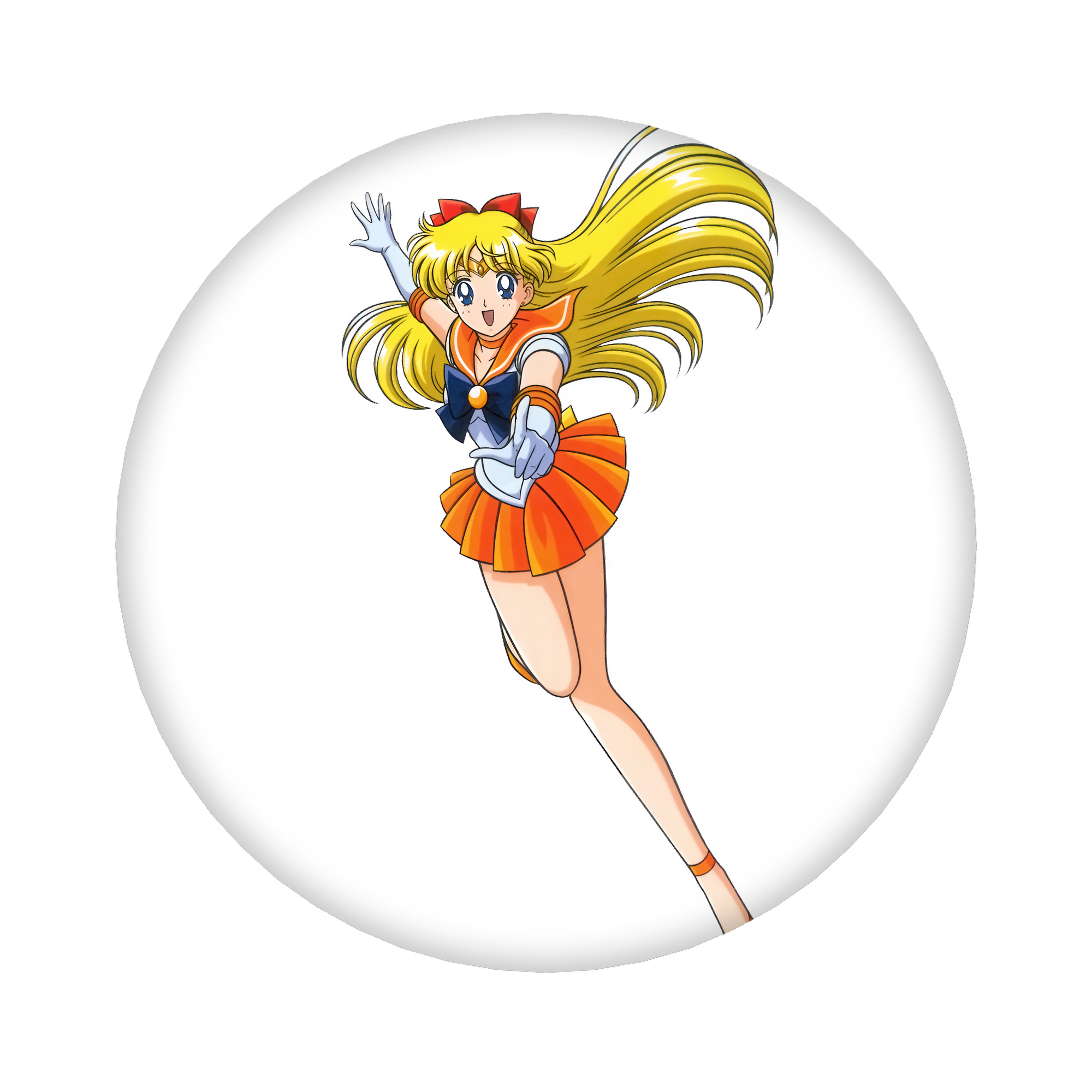 （画像用） 美少女戦士セーラームーン 愛野 美奈子 あいの みなこ Sailor Moon Aino Minako 6cm 缶バッジ 複数セット