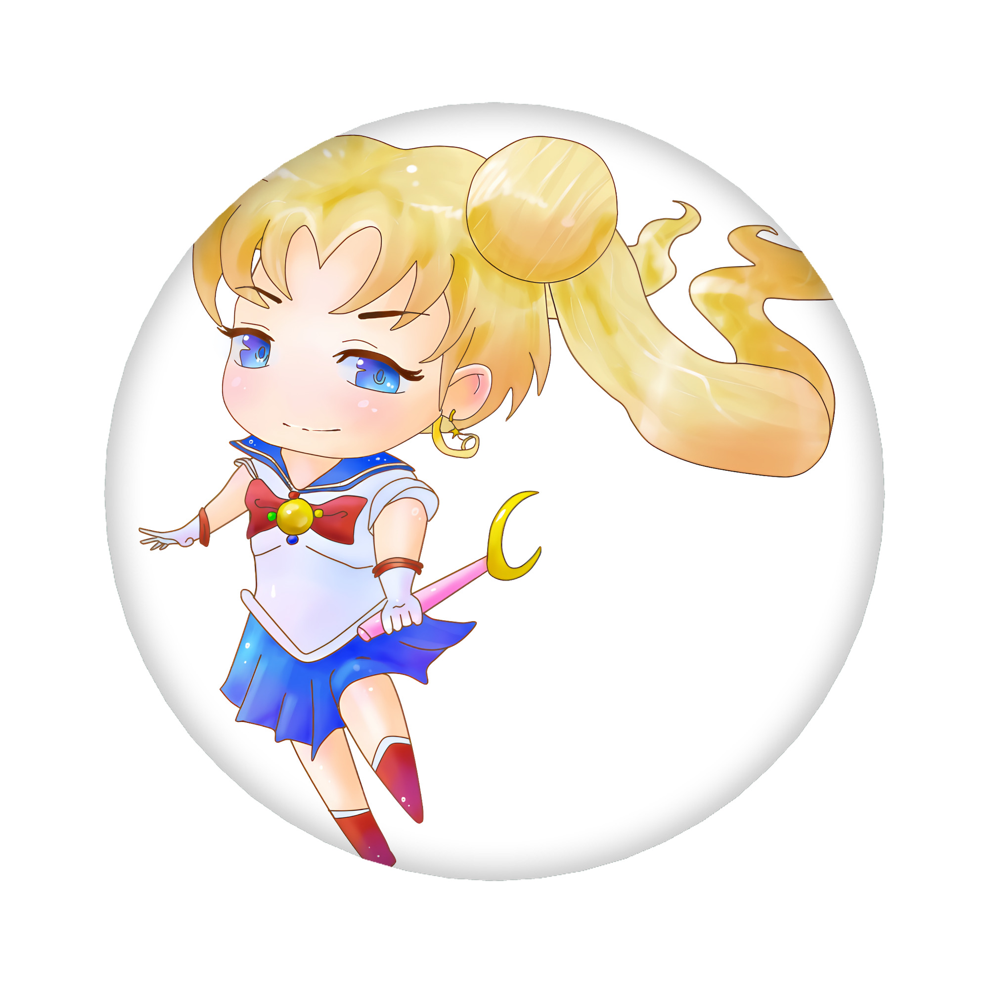（画像用） 美少女戦士セーラームーン 愛野 美奈子 あいの みなこ Sailor Moon Aino Minako 6cm 缶バッジ 複数セット