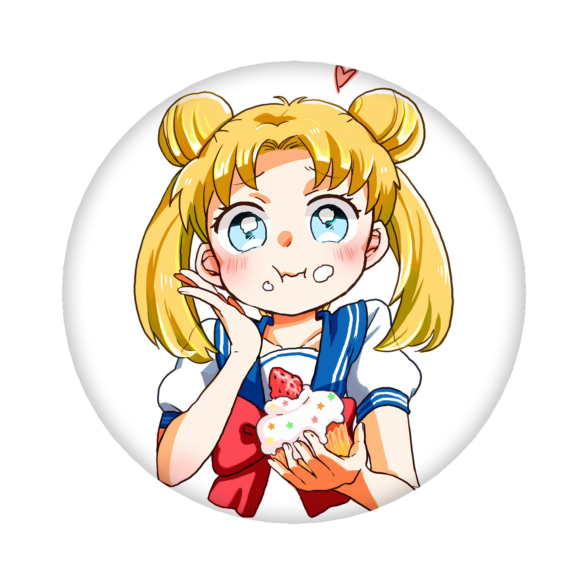 （画像用） 美少女戦士セーラームーン 愛野 美奈子 あいの みなこ Sailor Moon Aino Minako 6cm 缶バッジ 複数セット
