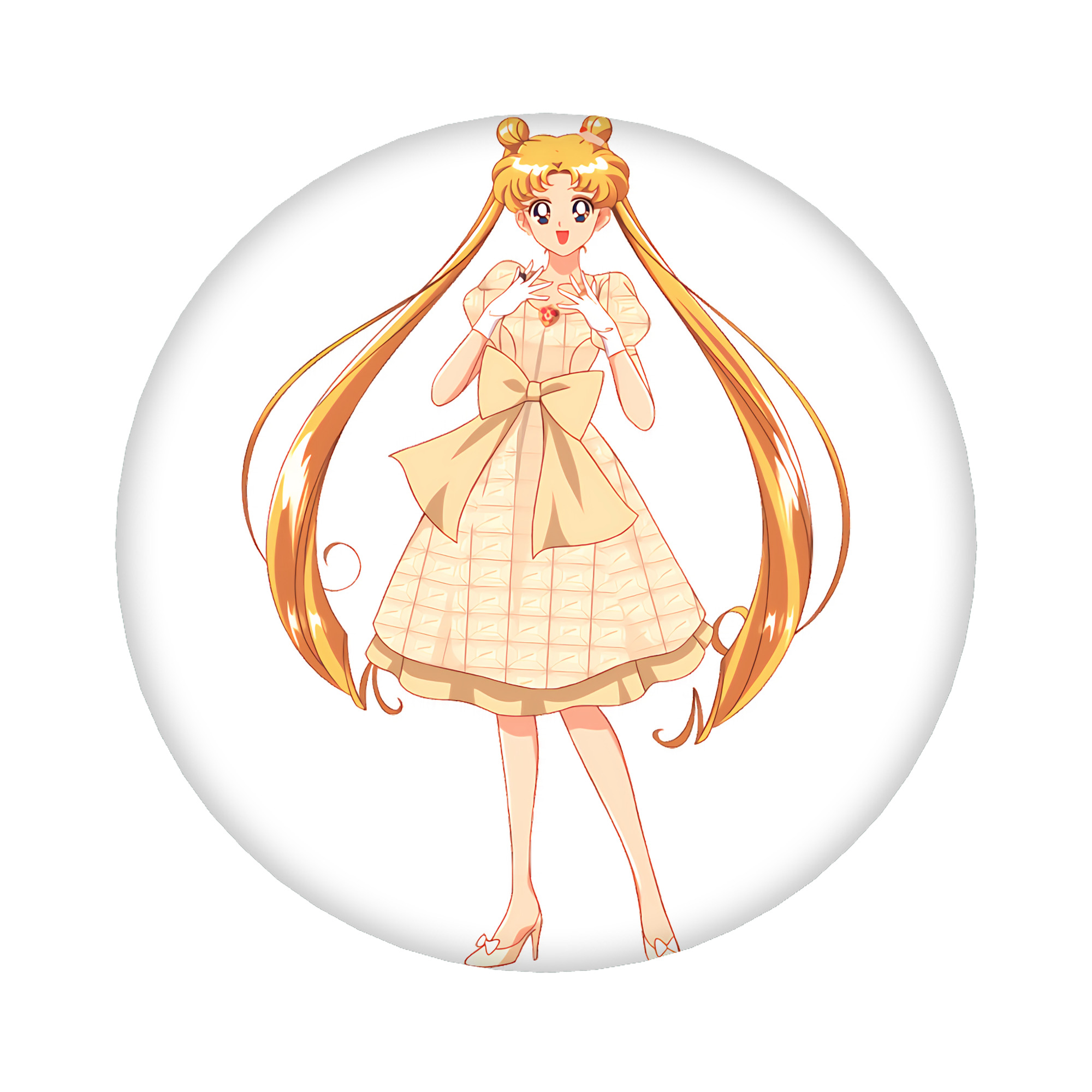 （画像用） 美少女戦士セーラームーン 愛野 美奈子 あいの みなこ Sailor Moon Aino Minako 6cm 缶バッジ 複数セット