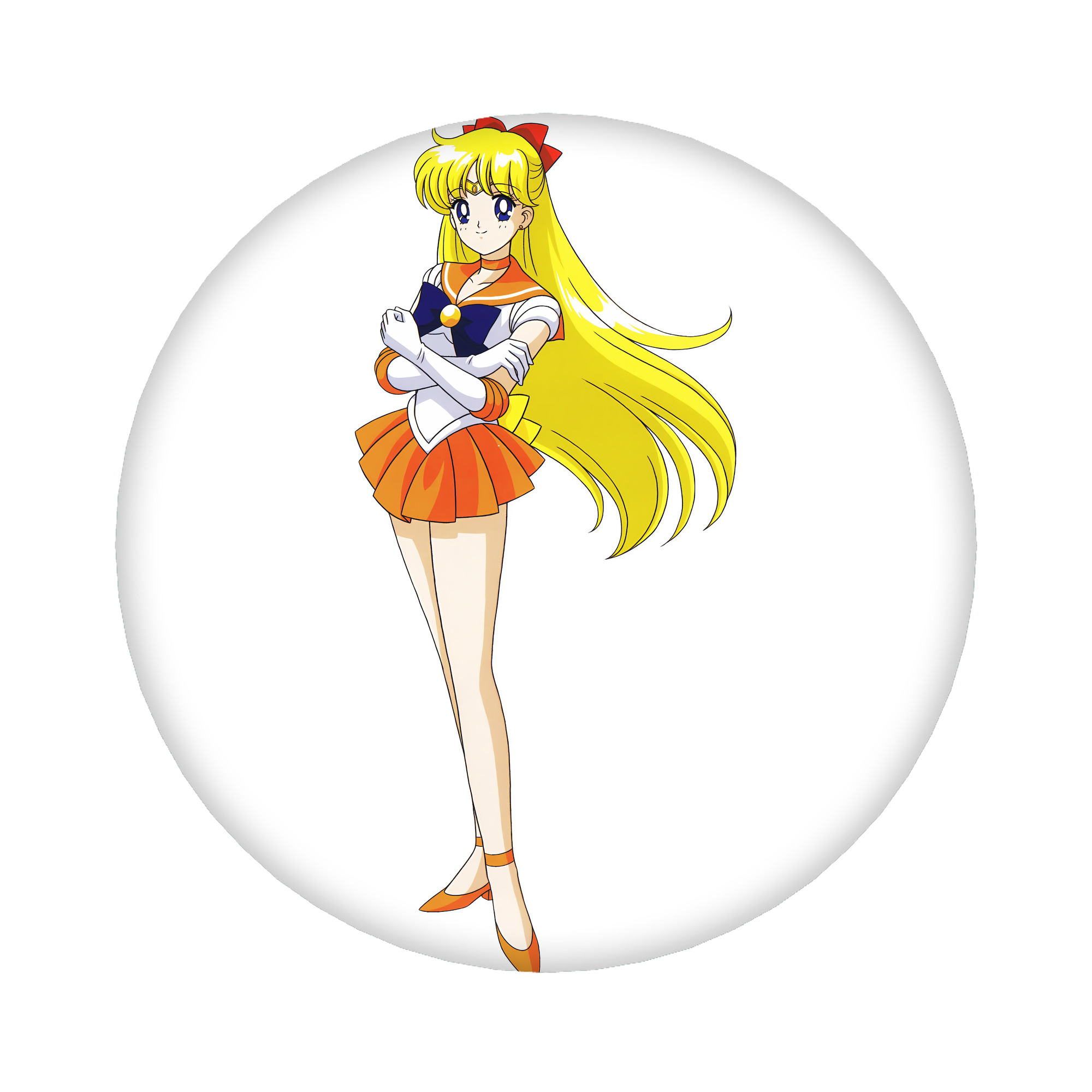 （画像用） 美少女戦士セーラームーン 愛野 美奈子 あいの みなこ Sailor Moon Aino Minako 6cm 缶バッジ 複数セット