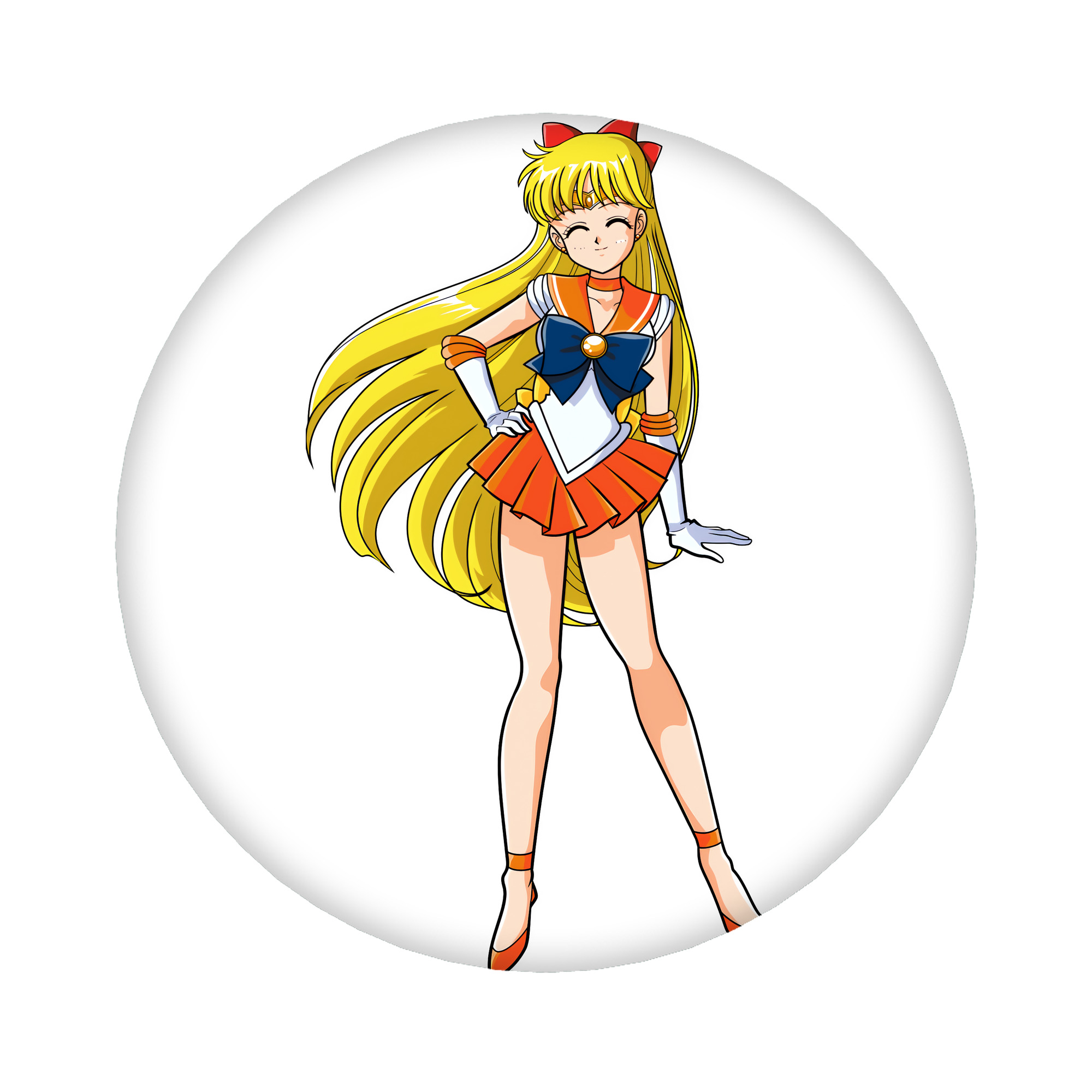 （画像用） 美少女戦士セーラームーン 愛野 美奈子 あいの みなこ Sailor Moon Aino Minako 6cm 缶バッジ 複数セット