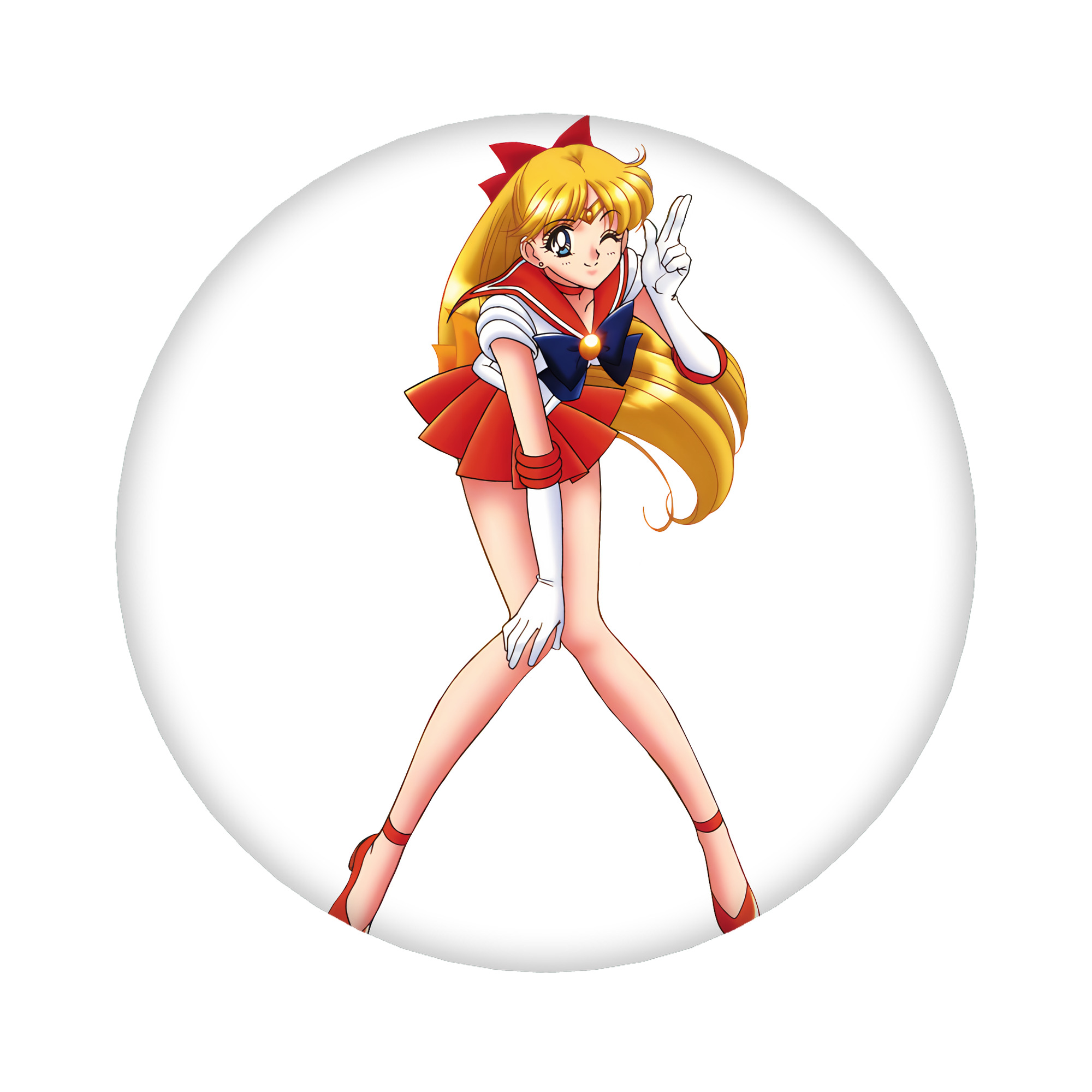 （画像用） 美少女戦士セーラームーン 愛野 美奈子 あいの みなこ Sailor Moon Aino Minako 6cm 缶バッジ 複数セット