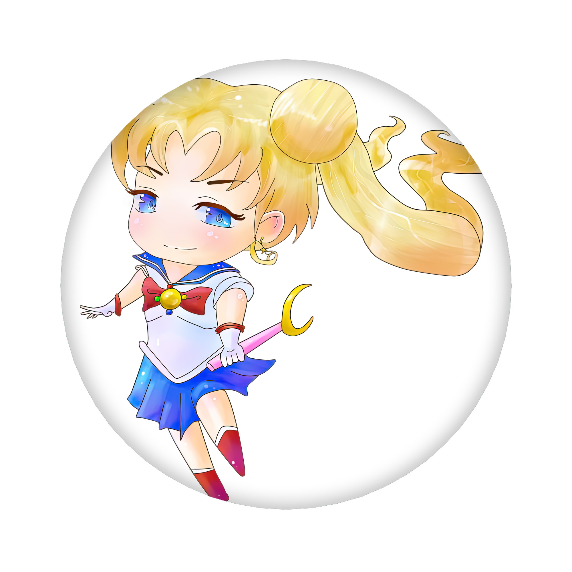 （画像用） 美少女戦士セーラームーン 愛野 美奈子 あいの みなこ Sailor Moon Aino Minako 6cm 缶バッジ 複数セット