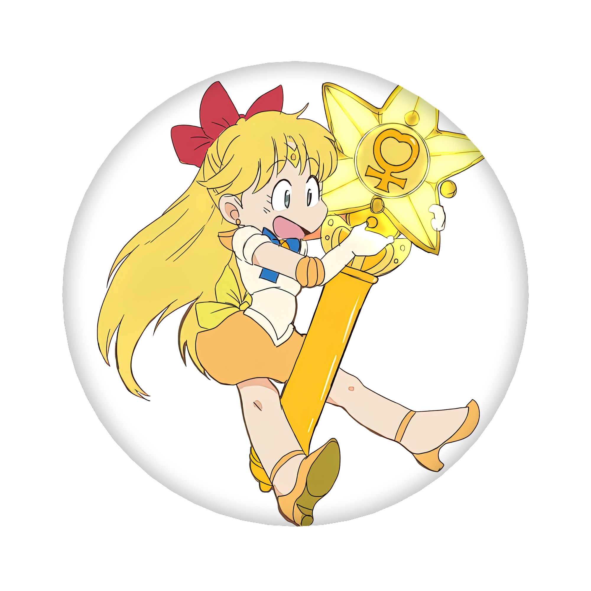 （画像用） 美少女戦士セーラームーン 愛野 美奈子 あいの みなこ Sailor Moon Aino Minako 6cm 缶バッジ 複数セット