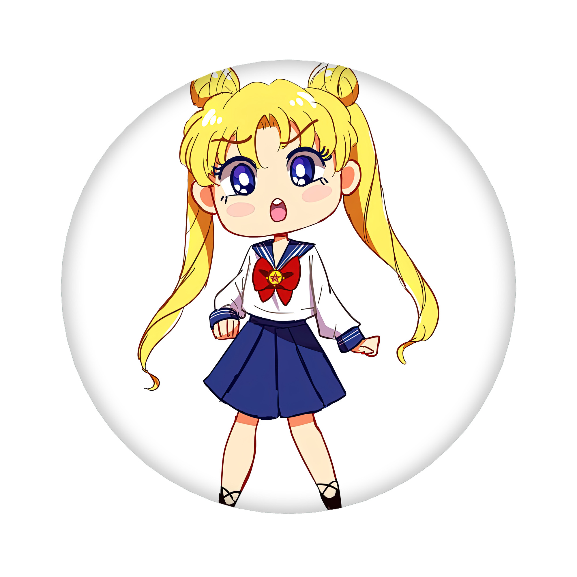 （画像用） 美少女戦士セーラームーン 愛野 美奈子 あいの みなこ Sailor Moon Aino Minako 6cm 缶バッジ 複数セット