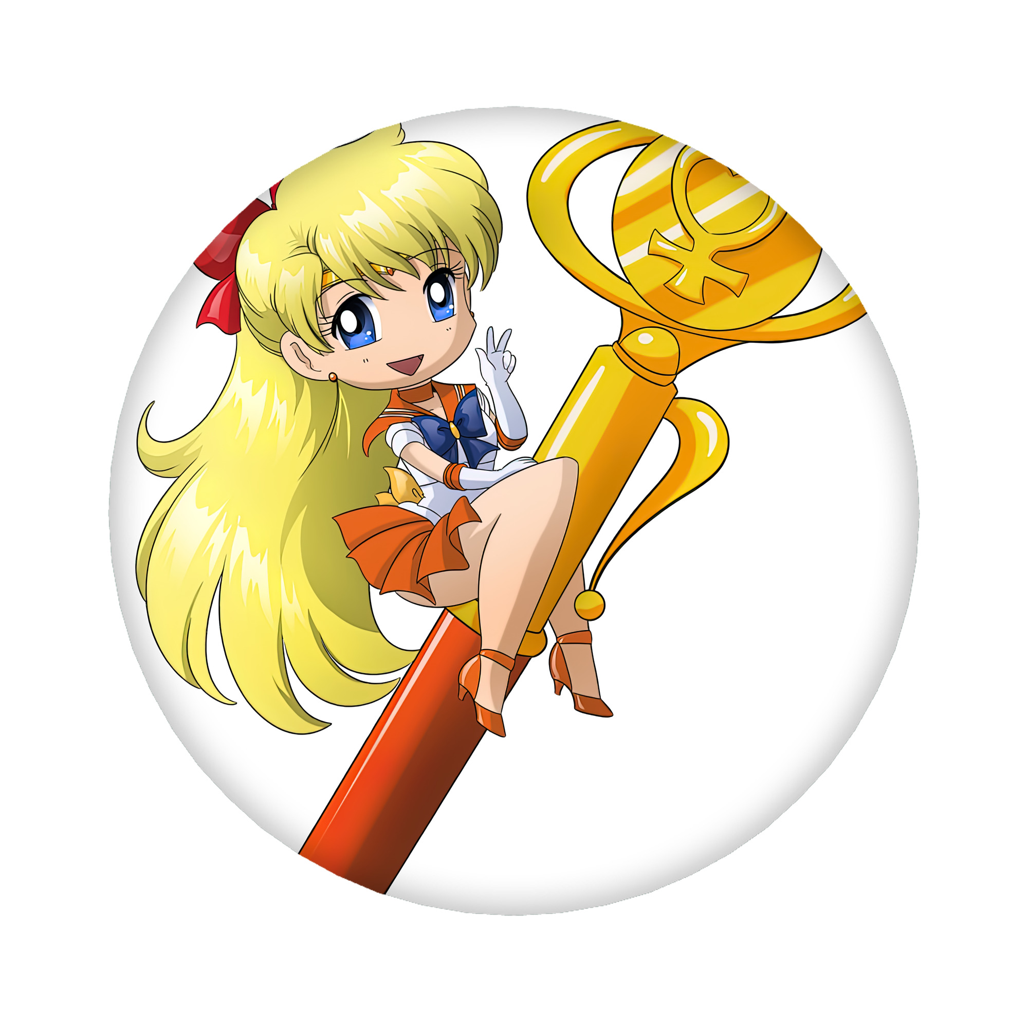 （画像用） 美少女戦士セーラームーン 愛野 美奈子 あいの みなこ Sailor Moon Aino Minako 6cm 缶バッジ 複数セット