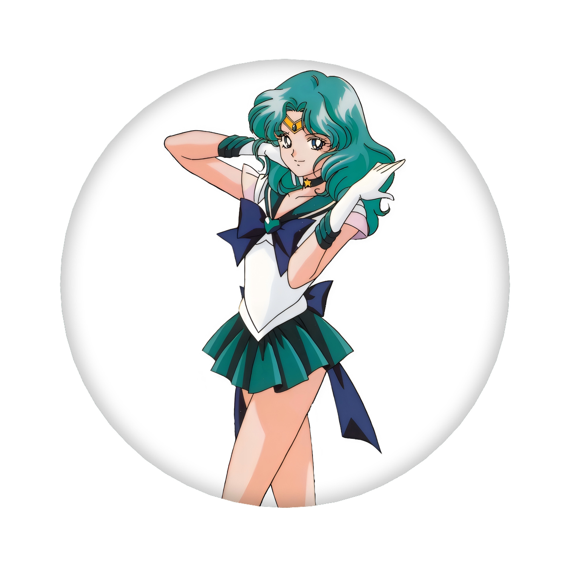 （画像用） 美少女戦士セーラームーン 海王 みちる（かいおう みちる） Sailor Moon Kaiou Michiru 6cm 缶バッジ 複数セット