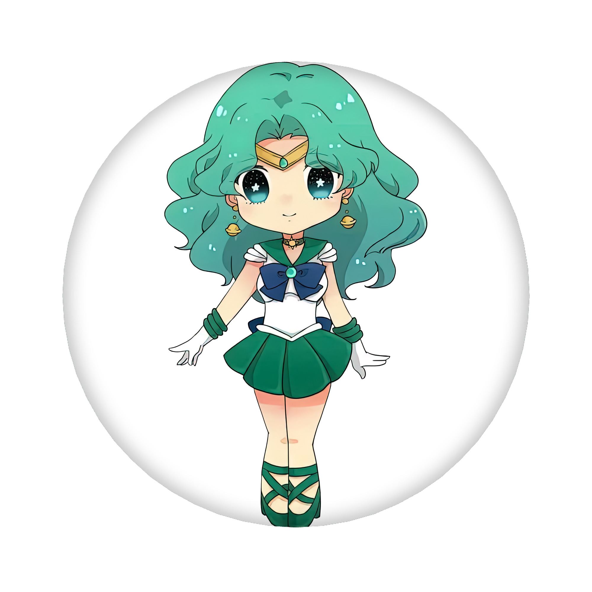 （画像用） 美少女戦士セーラームーン 海王 みちる（かいおう みちる） Sailor Moon Kaiou Michiru 6cm 缶バッジ 複数セット