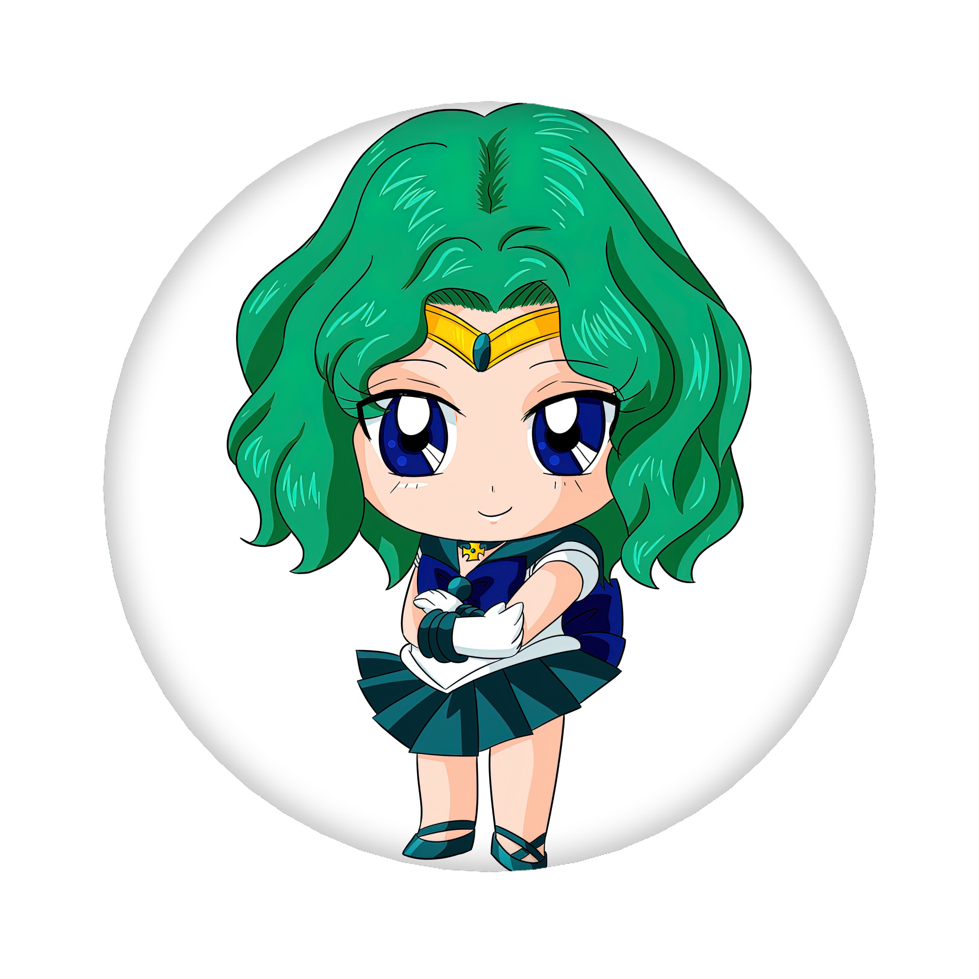 （画像用） 美少女戦士セーラームーン 海王 みちる（かいおう みちる） Sailor Moon Kaiou Michiru 6cm 缶バッジ 複数セット