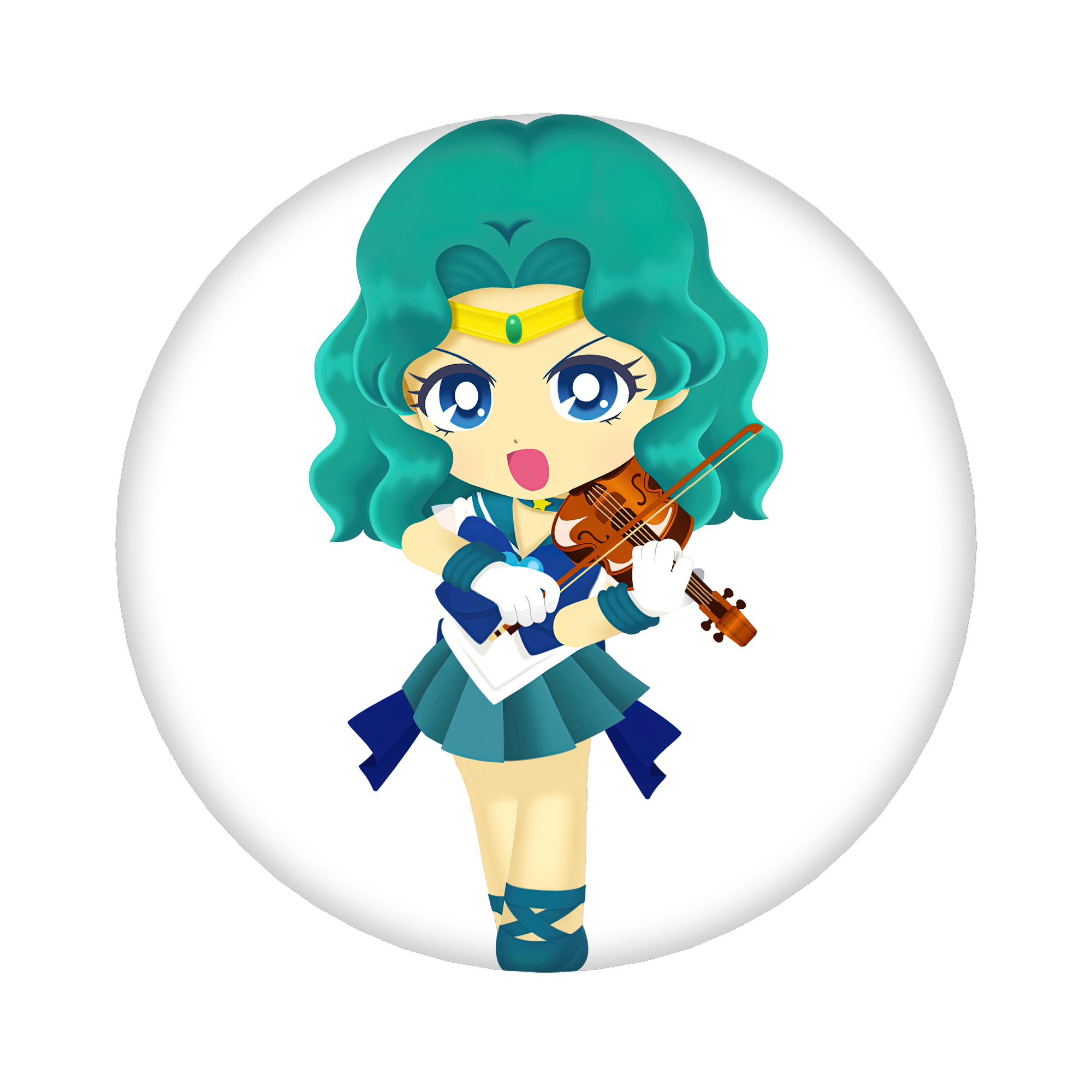 （画像用） 美少女戦士セーラームーン 海王 みちる（かいおう みちる） Sailor Moon Kaiou Michiru 6cm 缶バッジ 複数セット