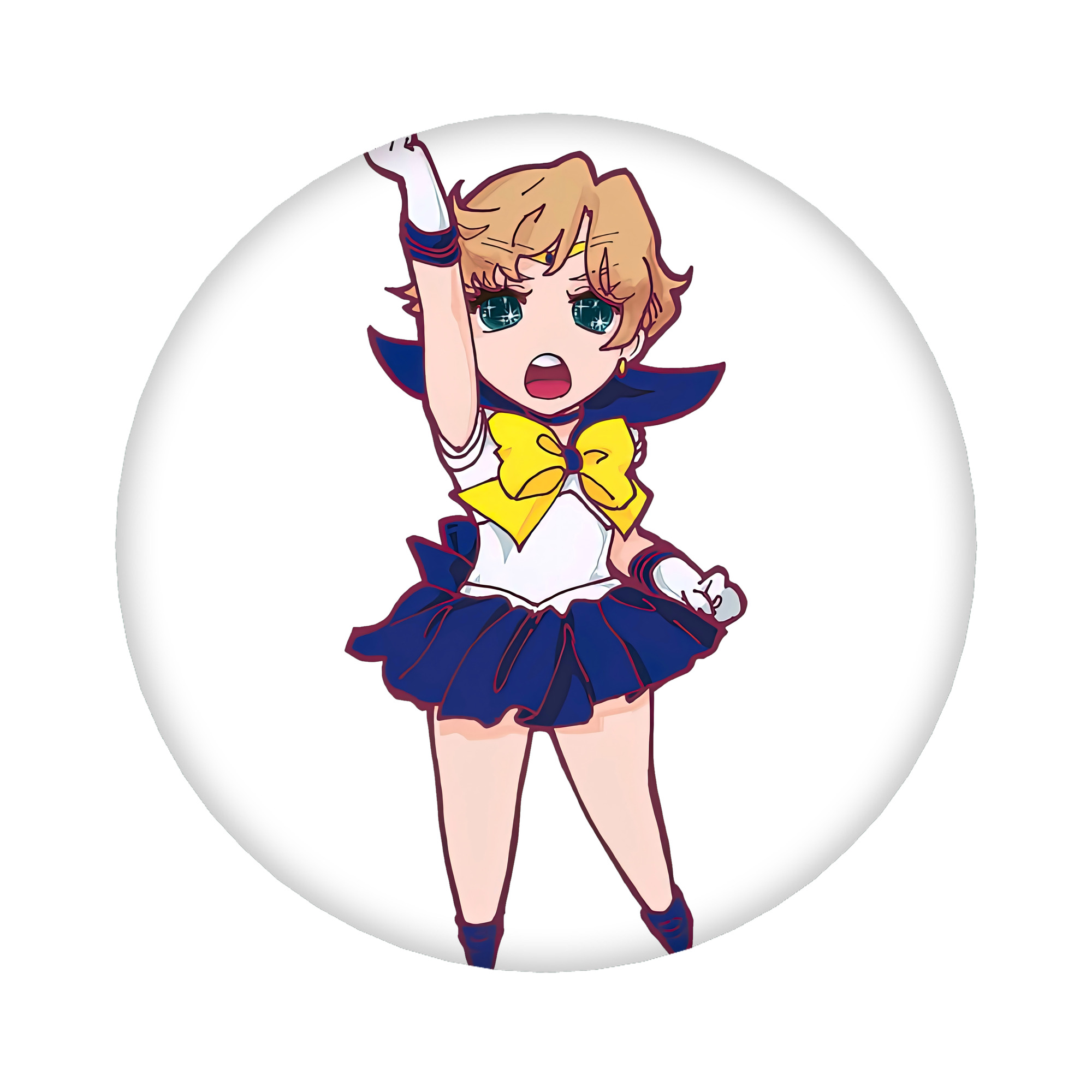 （画像用） 美少女戦士セーラームーン 天王はるか Sailor Moon Tenoh Haruka 6cm 缶バッジ 複数セット