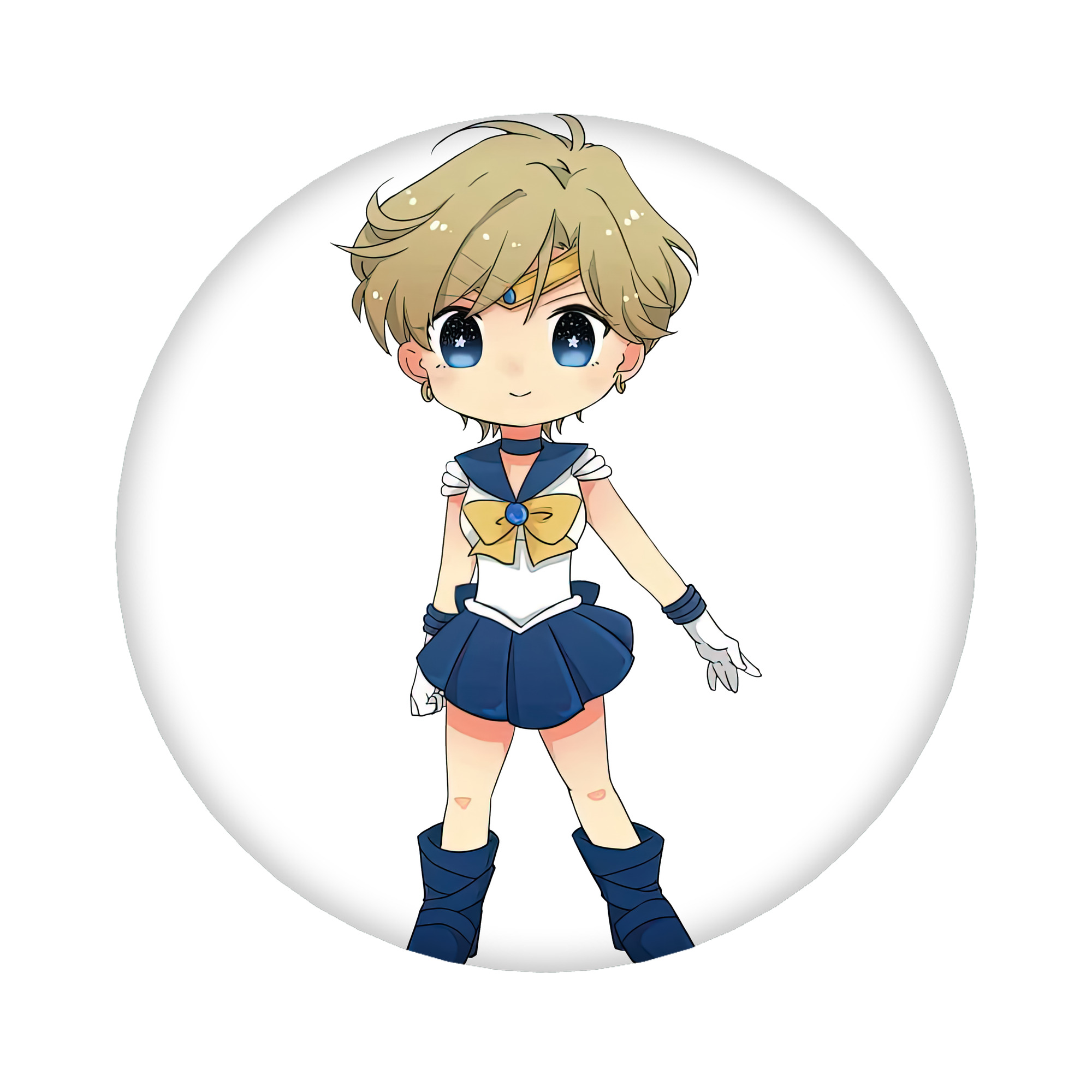 （画像用） 美少女戦士セーラームーン 天王はるか Sailor Moon Tenoh Haruka 6cm 缶バッジ 複数セット