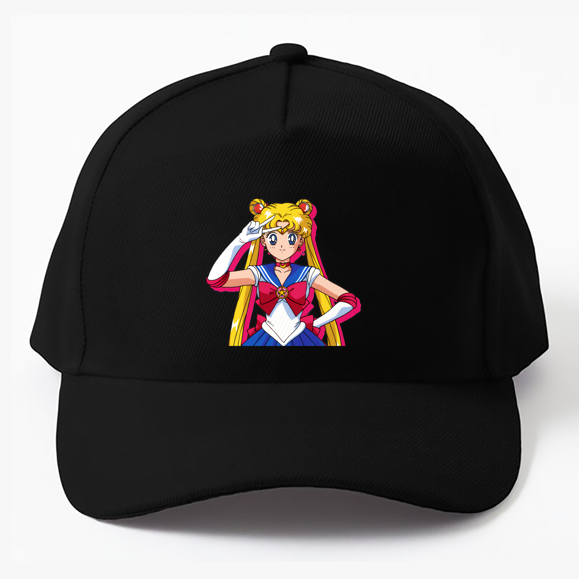 （画像用） 美少女戦士セーラームーン 月野 うさぎ つきの うさぎ Sailor Moon Tsukino Usagi ベースボールキャップ 綿100％ 男女兼用 帽子 スポーツ