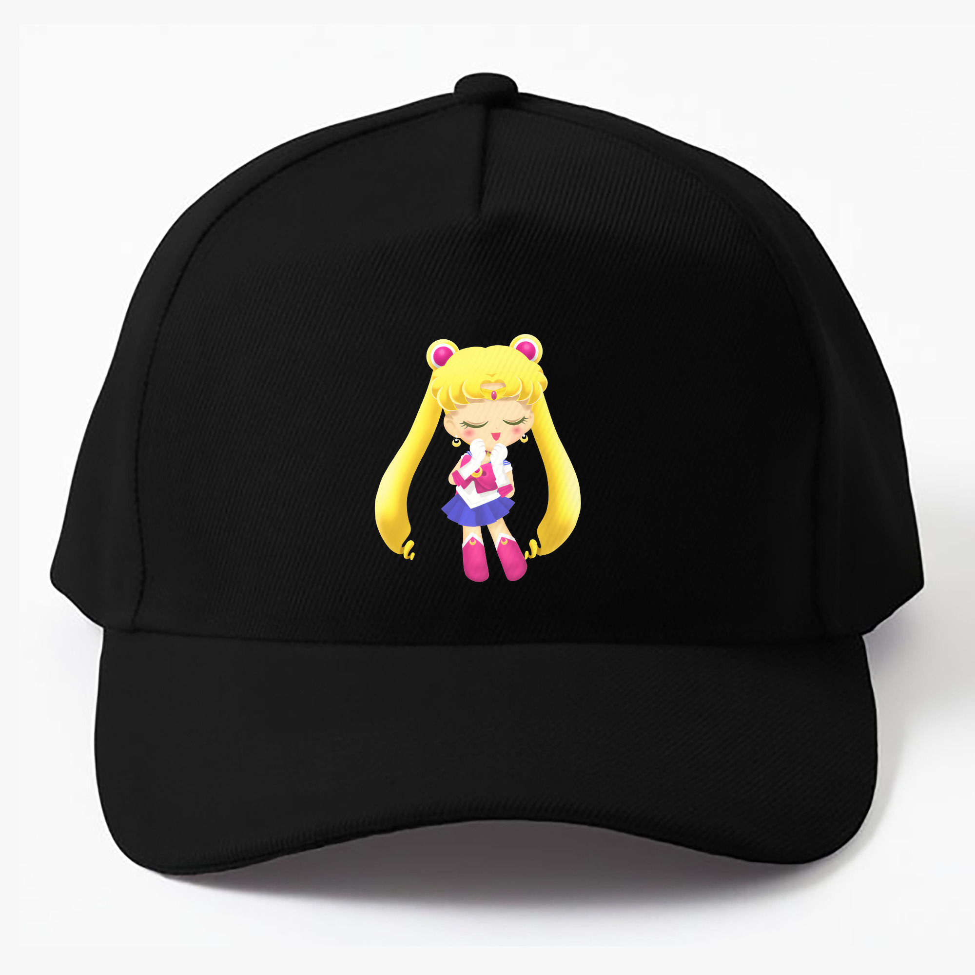 （画像用） 美少女戦士セーラームーン 月野 うさぎ つきの うさぎ Sailor Moon Tsukino Usagi ベースボールキャップ 綿100％ 男女兼用 帽子 スポーツ