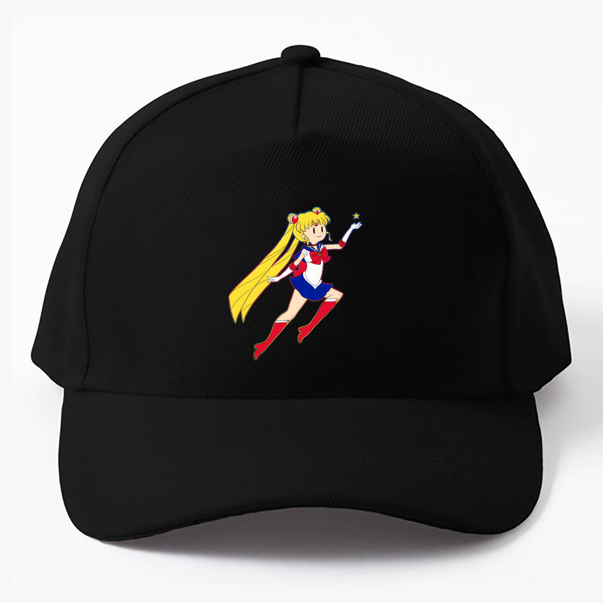 （画像用） 美少女戦士セーラームーン 月野 うさぎ つきの うさぎ Sailor Moon Tsukino Usagi ベースボールキャップ 綿100％ 男女兼用 帽子 スポーツ