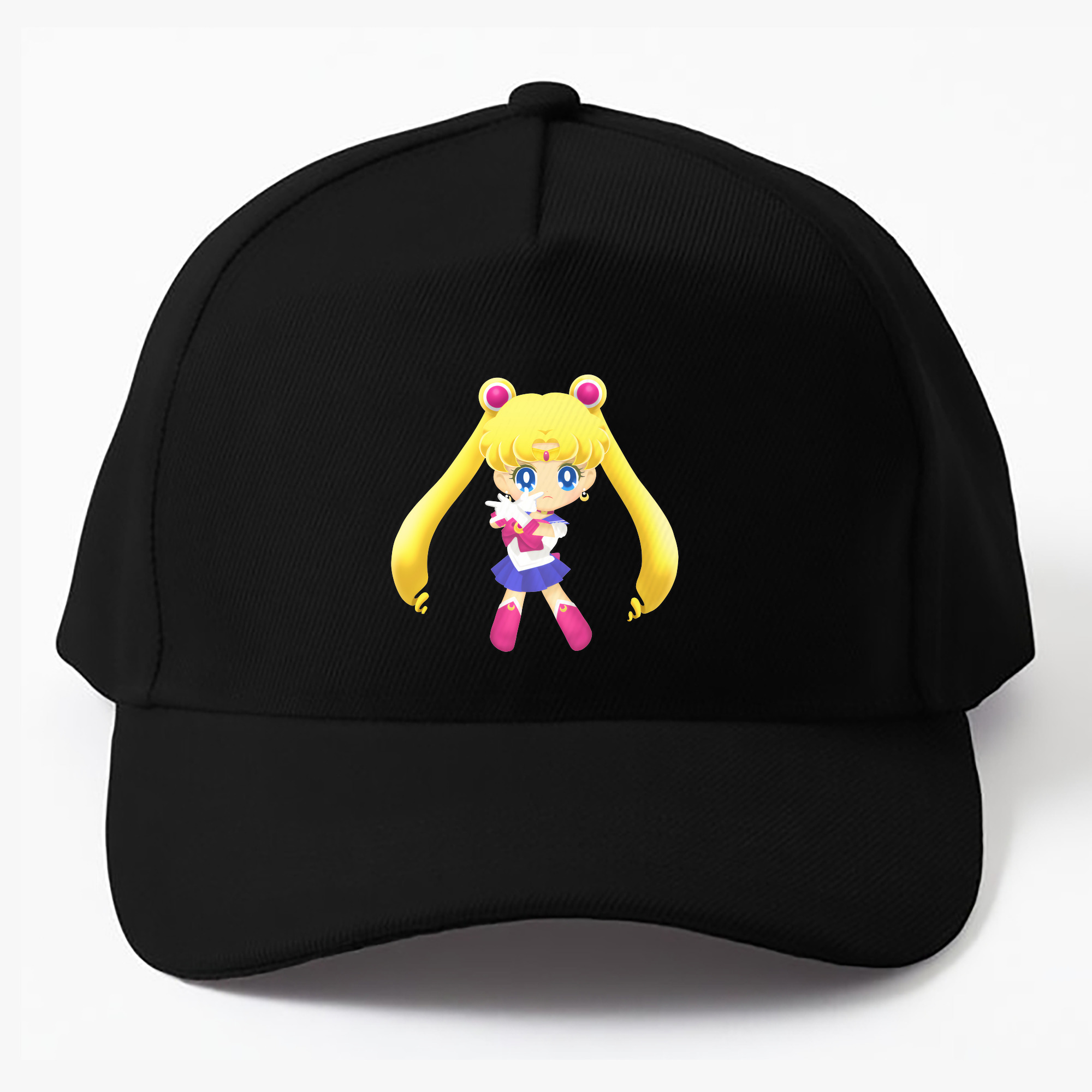 （画像用） 美少女戦士セーラームーン 月野 うさぎ つきの うさぎ Sailor Moon Tsukino Usagi ベースボールキャップ 綿100％ 男女兼用 帽子 スポーツ