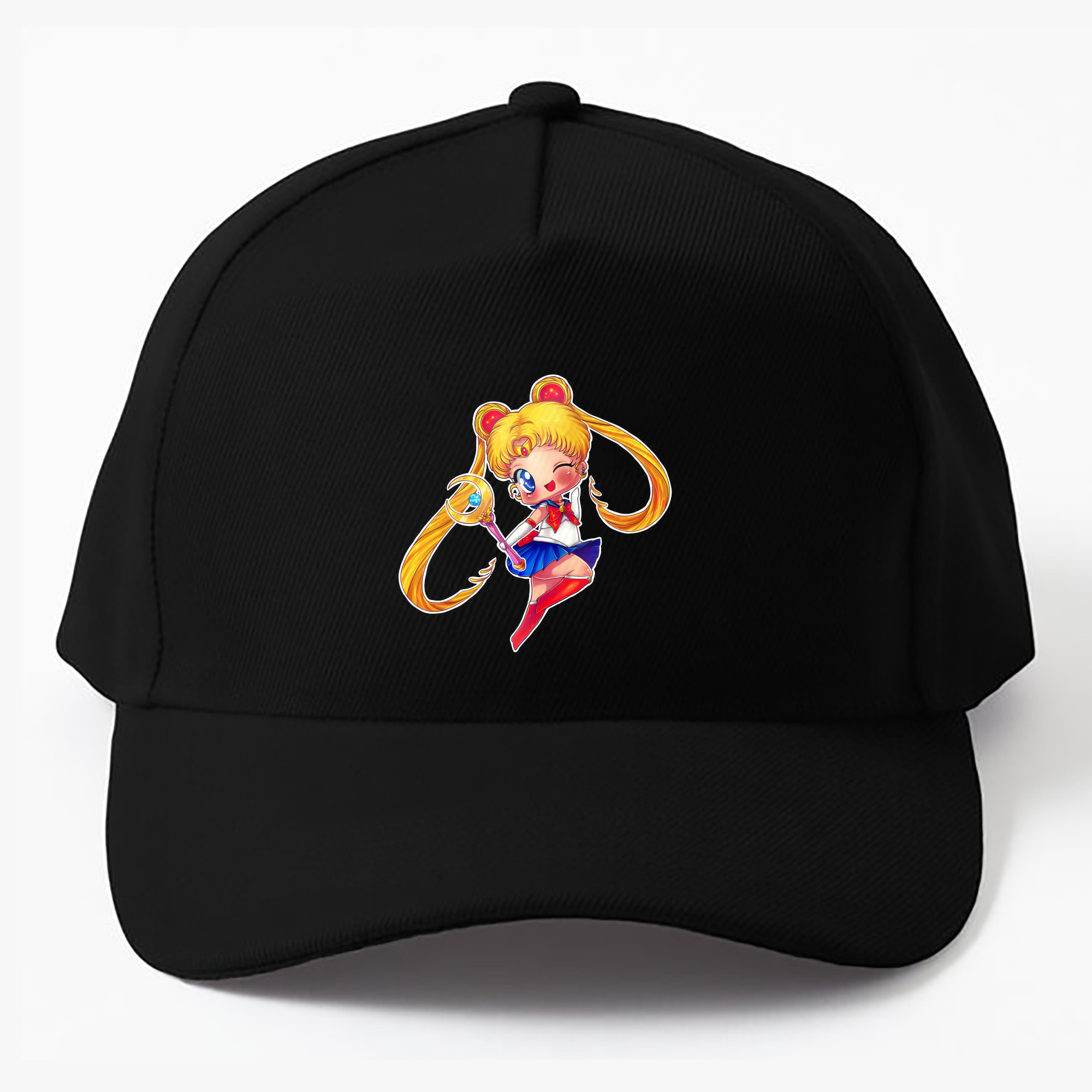 （画像用） 美少女戦士セーラームーン 月野 うさぎ つきの うさぎ Sailor Moon Tsukino Usagi ベースボールキャップ 綿100％ 男女兼用 帽子 スポーツ