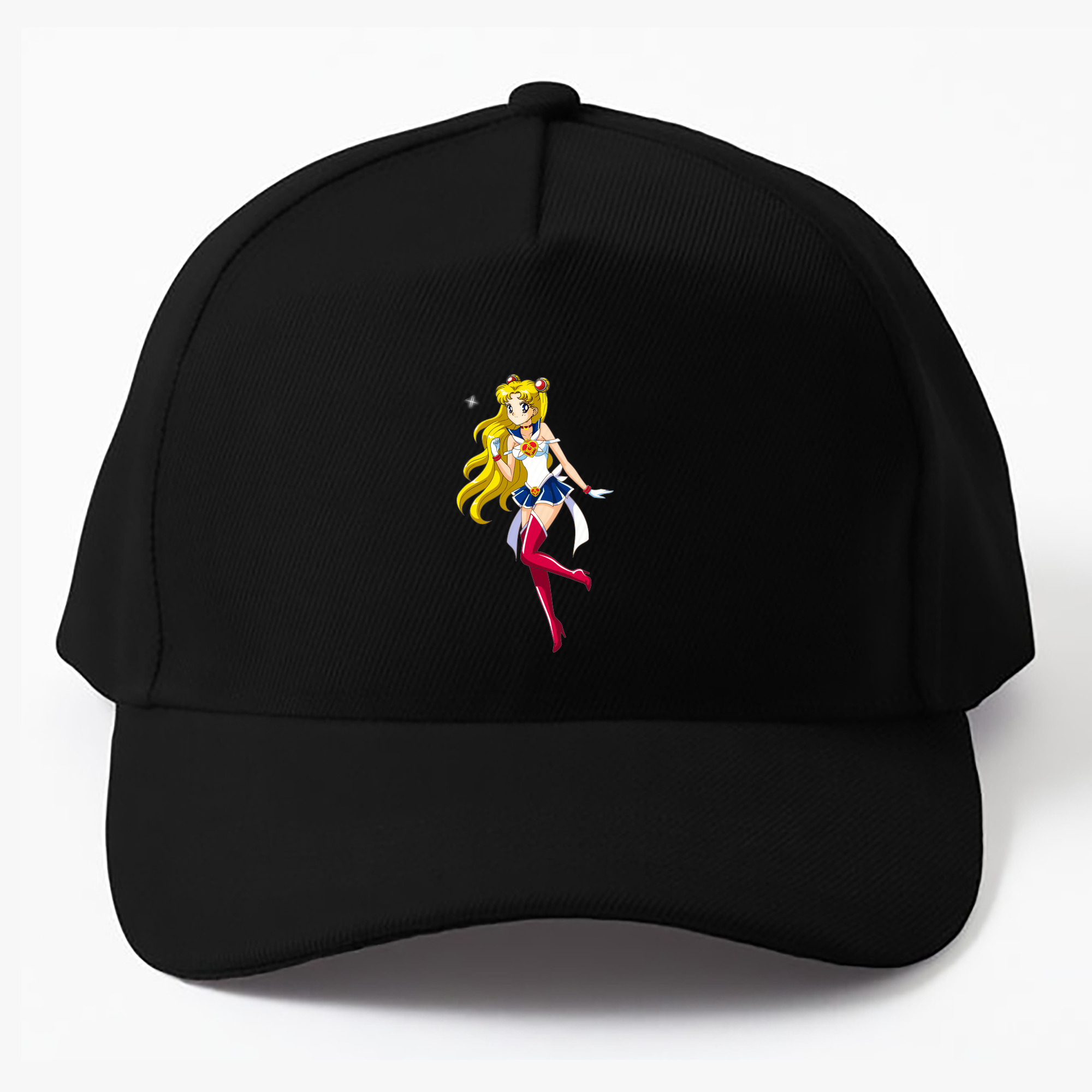 （画像用） 美少女戦士セーラームーン 月野 うさぎ つきの うさぎ Sailor Moon Tsukino Usagi ベースボールキャップ 綿100％ 男女兼用 帽子 スポーツ