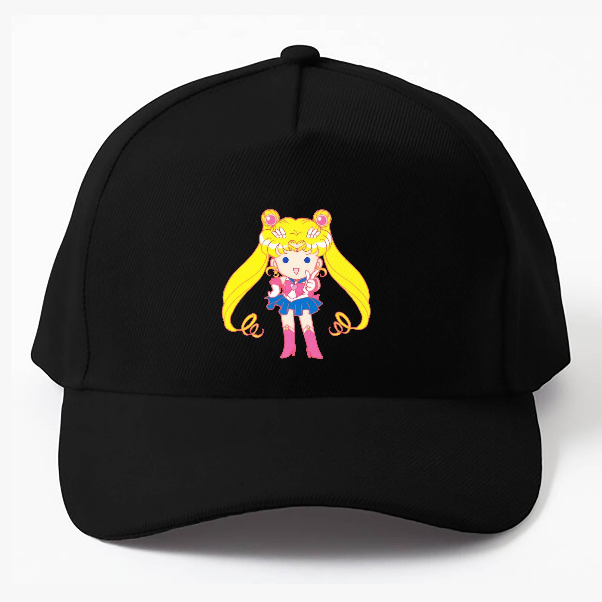 （画像用） 美少女戦士セーラームーン 月野 うさぎ つきの うさぎ Sailor Moon Tsukino Usagi ベースボールキャップ 綿100％ 男女兼用 帽子 スポーツ