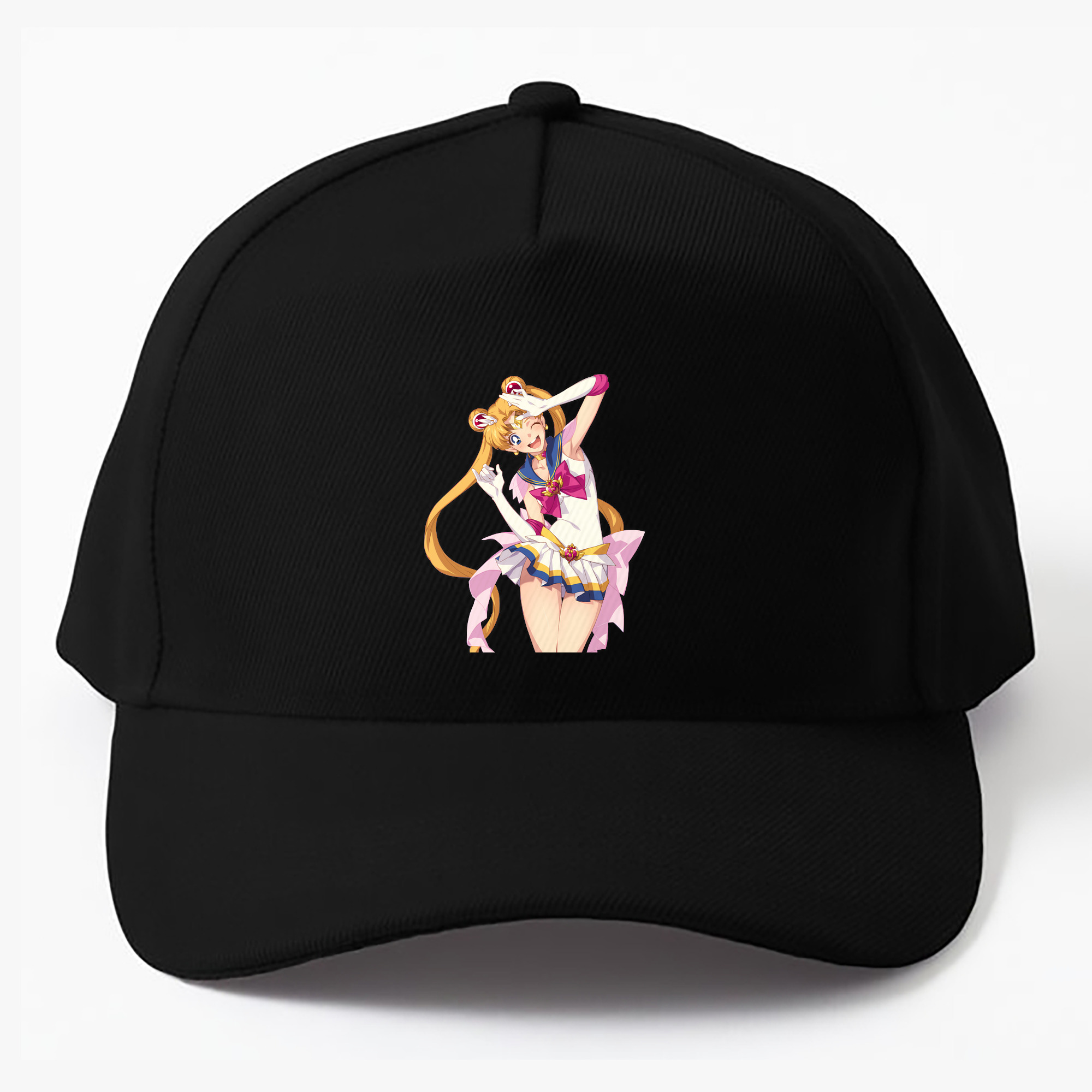 （画像用） 美少女戦士セーラームーン 月野 うさぎ つきの うさぎ Sailor Moon Tsukino Usagi ベースボールキャップ 綿100％ 男女兼用 帽子 スポーツ