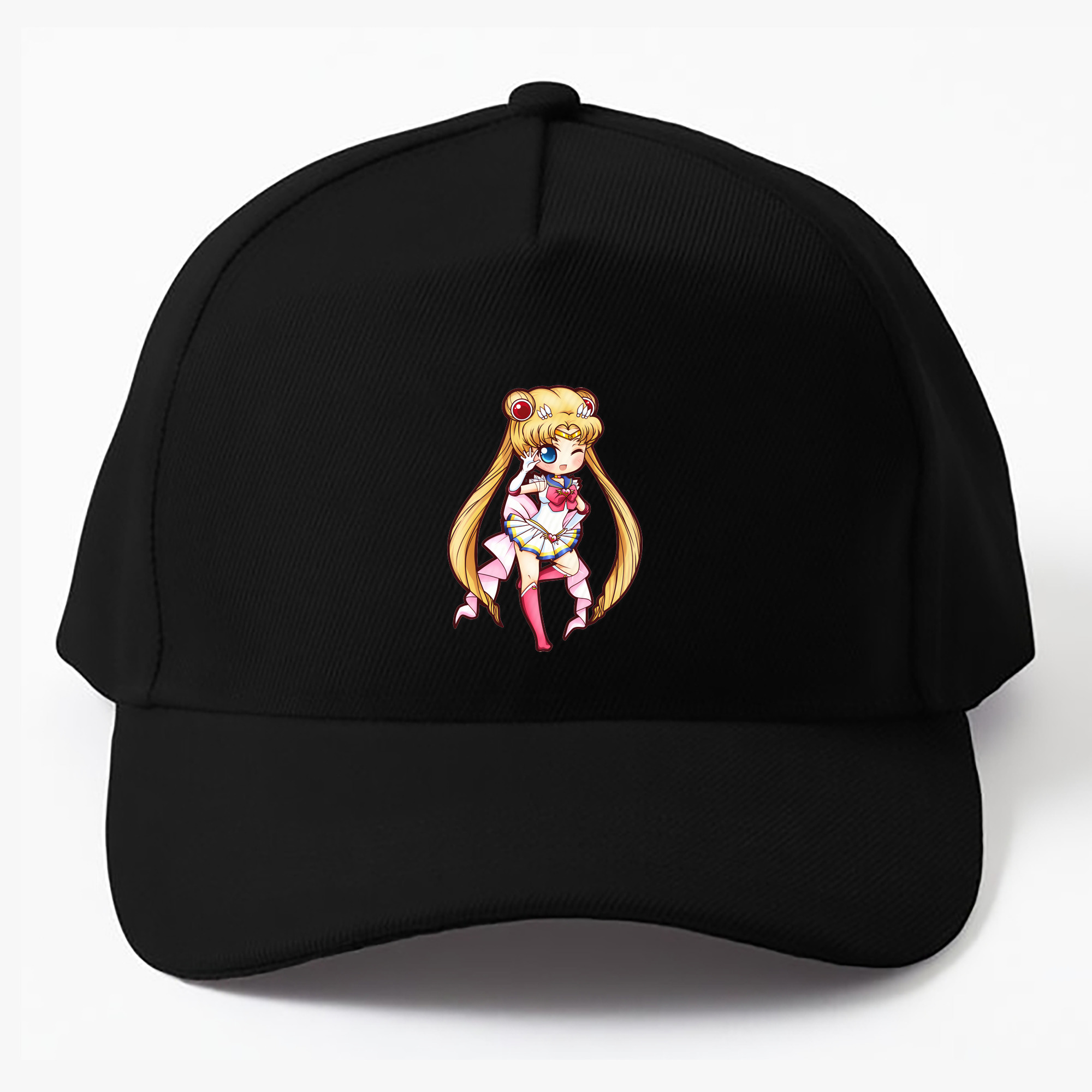 （画像用） 美少女戦士セーラームーン 月野 うさぎ つきの うさぎ Sailor Moon Tsukino Usagi ベースボールキャップ 綿100％ 男女兼用 帽子 スポーツ