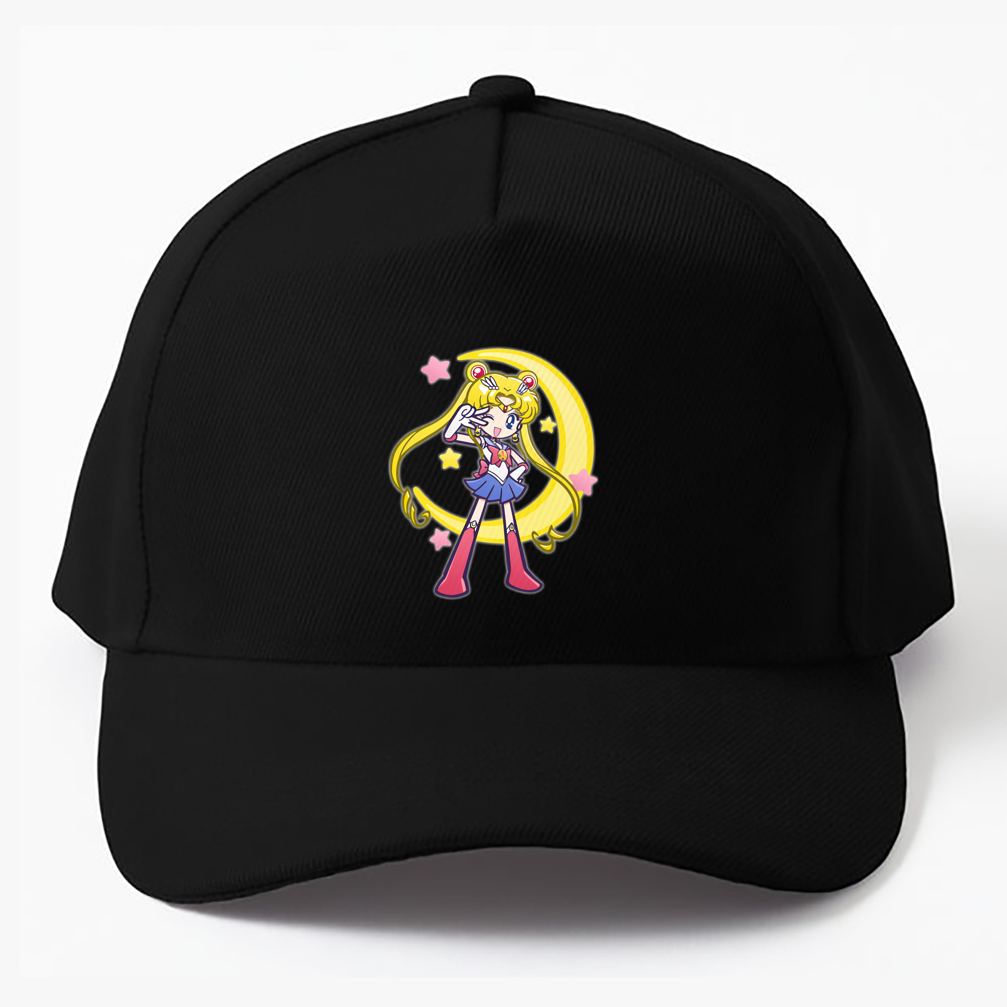 （画像用） 美少女戦士セーラームーン 月野 うさぎ つきの うさぎ Sailor Moon Tsukino Usagi ベースボールキャップ 綿100％ 男女兼用 帽子 スポーツ