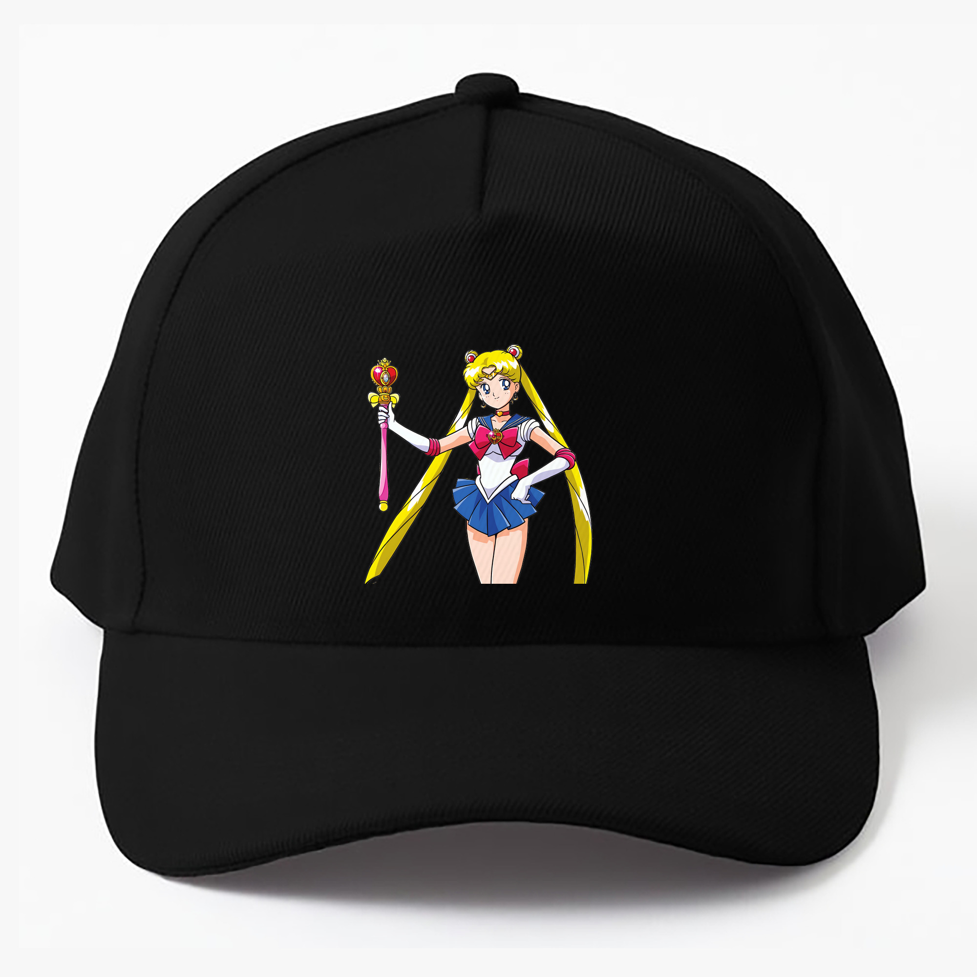 （画像用） 美少女戦士セーラームーン 月野 うさぎ つきの うさぎ Sailor Moon Tsukino Usagi ベースボールキャップ 綿100％ 男女兼用 帽子 スポーツ