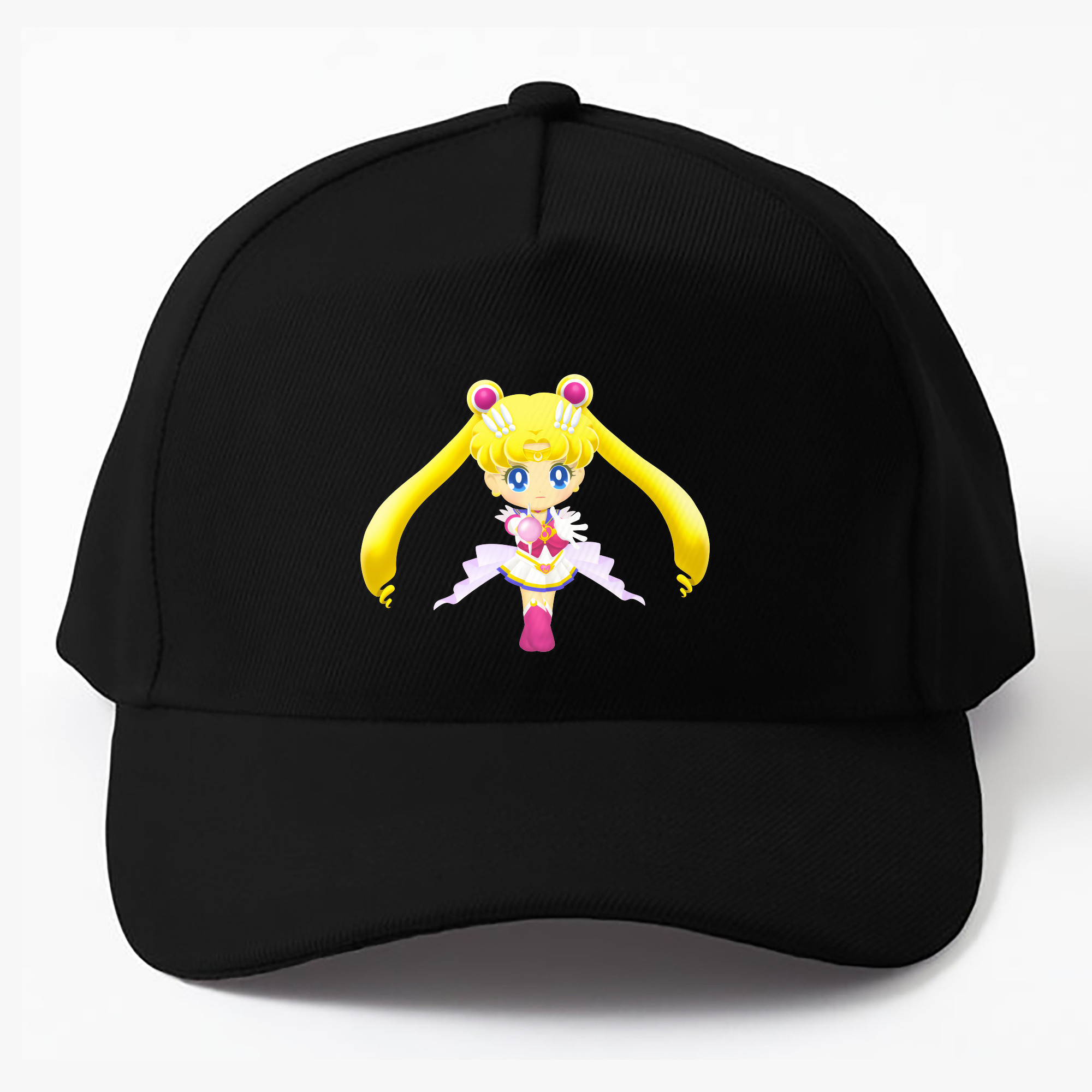 （画像用） 美少女戦士セーラームーン 月野 うさぎ つきの うさぎ Sailor Moon Tsukino Usagi ベースボールキャップ 綿100％ 男女兼用 帽子 スポーツ