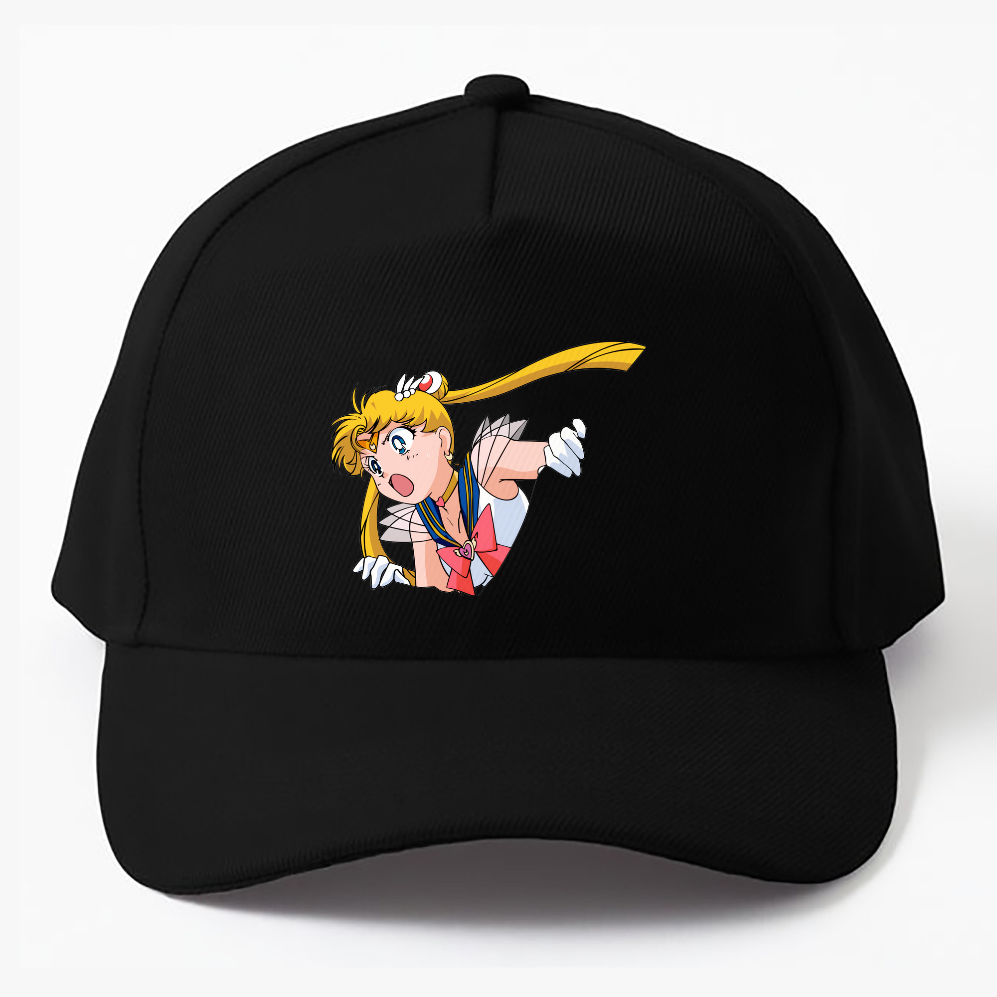 （画像用） 美少女戦士セーラームーン 月野 うさぎ つきの うさぎ Sailor Moon Tsukino Usagi ベースボールキャップ 綿100％ 男女兼用 帽子 スポーツ