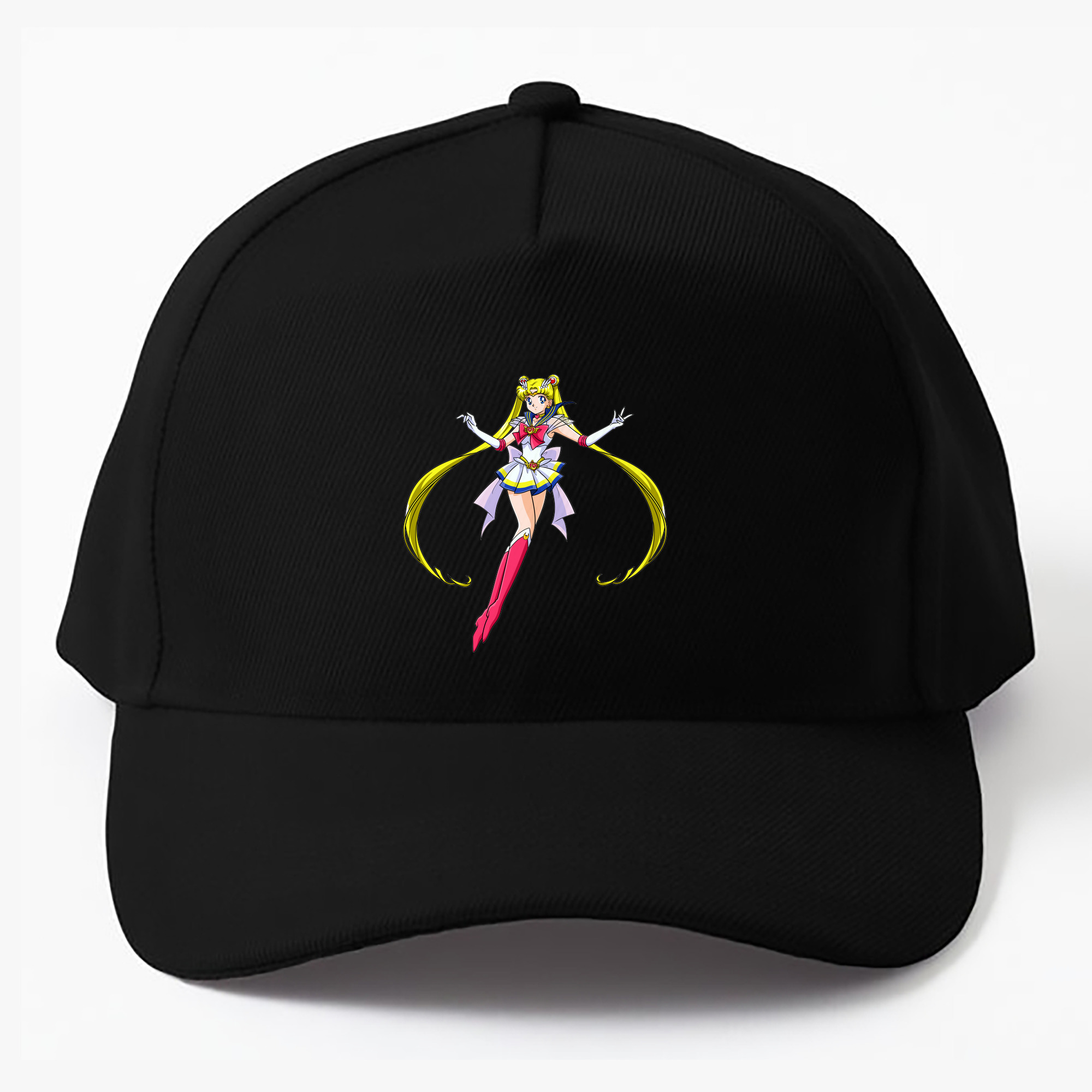 （画像用） 美少女戦士セーラームーン 月野 うさぎ つきの うさぎ Sailor Moon Tsukino Usagi ベースボールキャップ 綿100％ 男女兼用 帽子 スポーツ