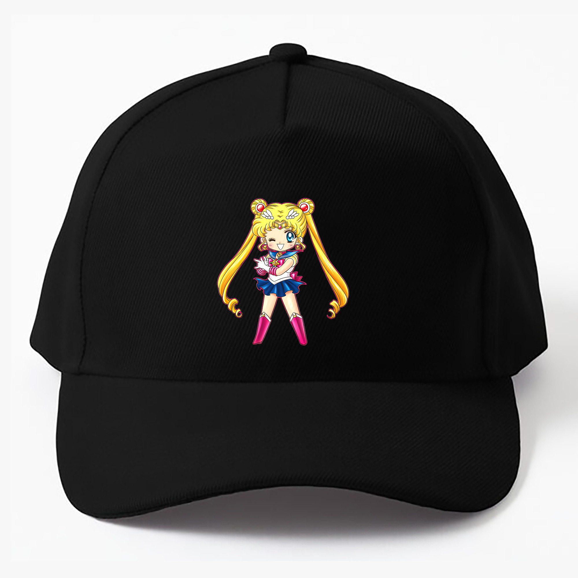 （画像用） 美少女戦士セーラームーン 月野 うさぎ つきの うさぎ Sailor Moon Tsukino Usagi ベースボールキャップ 綿100％ 男女兼用 帽子 スポーツ