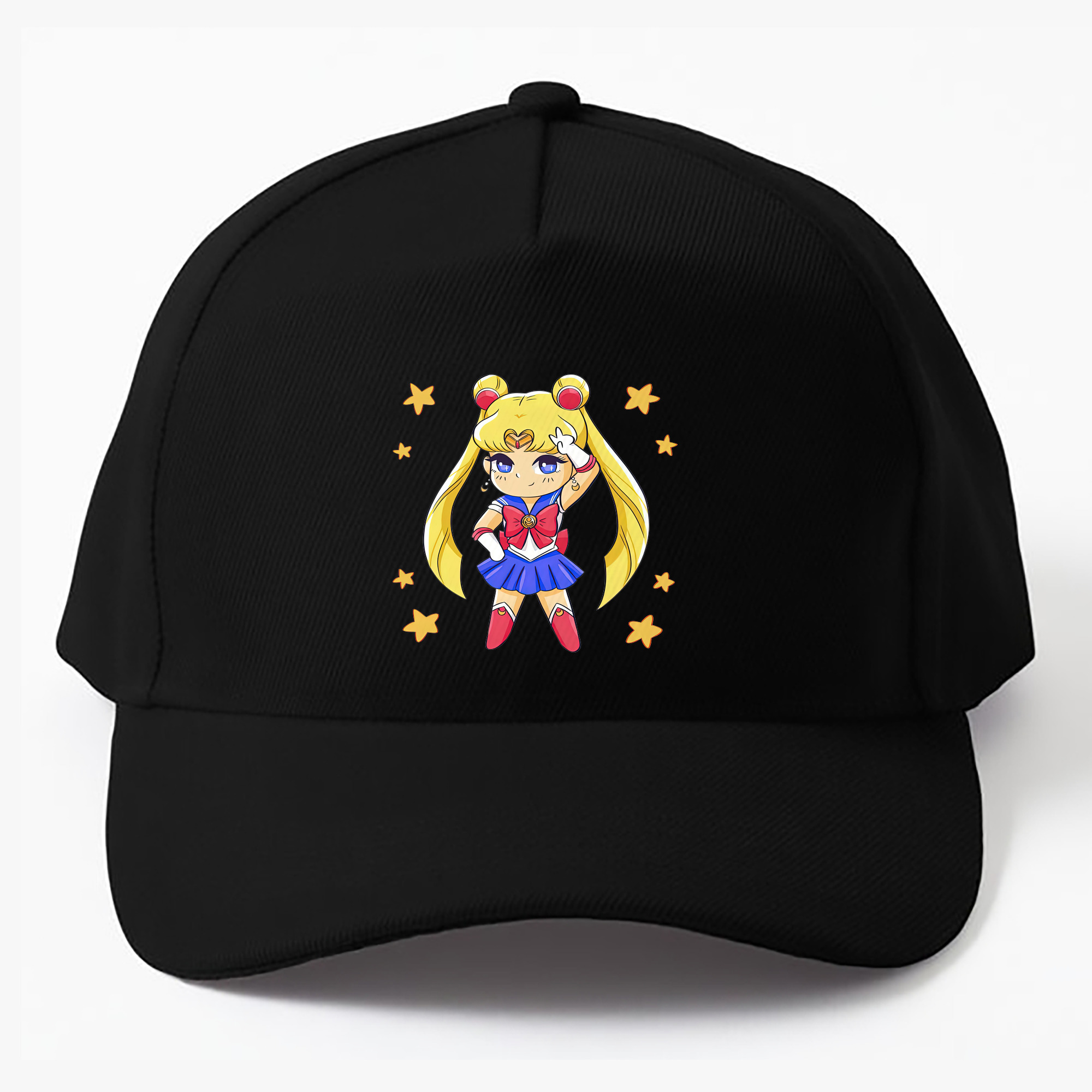 （画像用） 美少女戦士セーラームーン 月野 うさぎ つきの うさぎ Sailor Moon Tsukino Usagi ベースボールキャップ 綿100％ 男女兼用 帽子 スポーツ