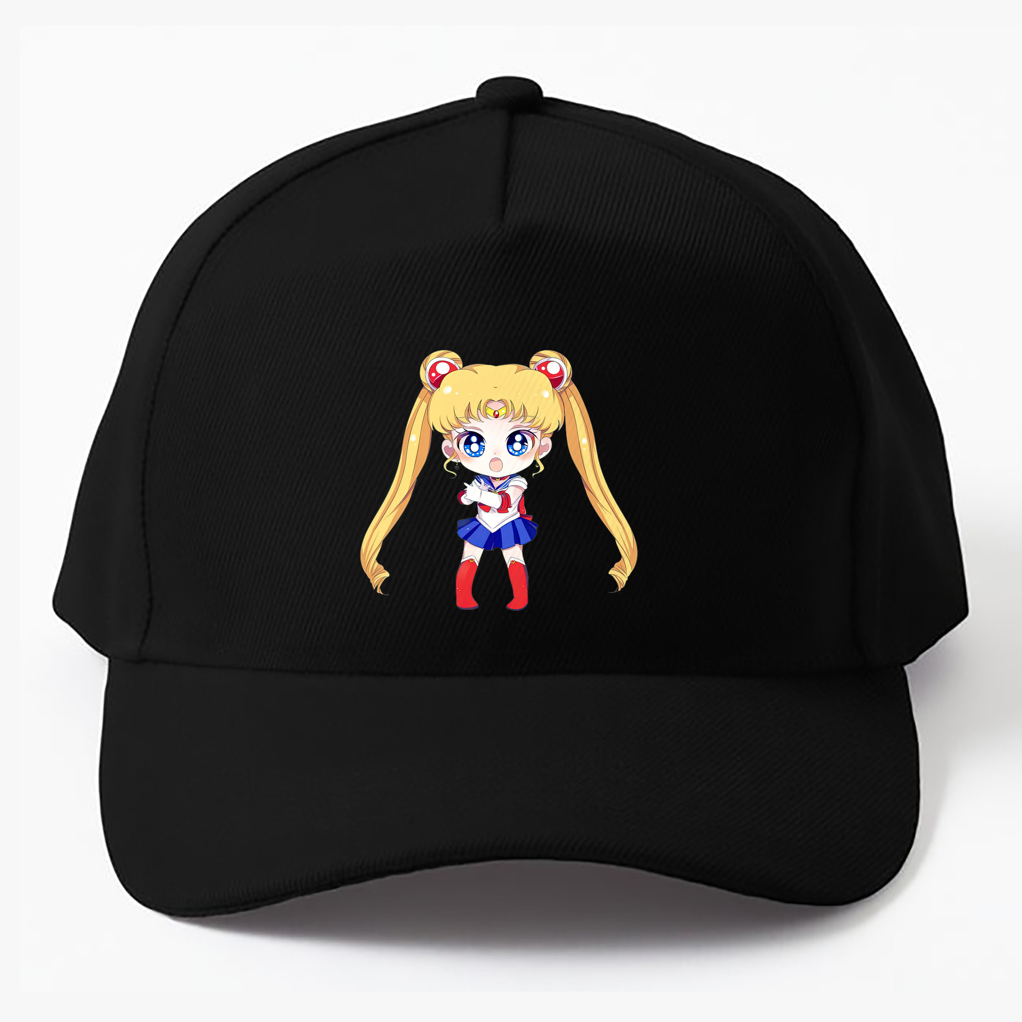 （画像用） 美少女戦士セーラームーン 月野 うさぎ つきの うさぎ Sailor Moon Tsukino Usagi ベースボールキャップ 綿100％ 男女兼用 帽子 スポーツ