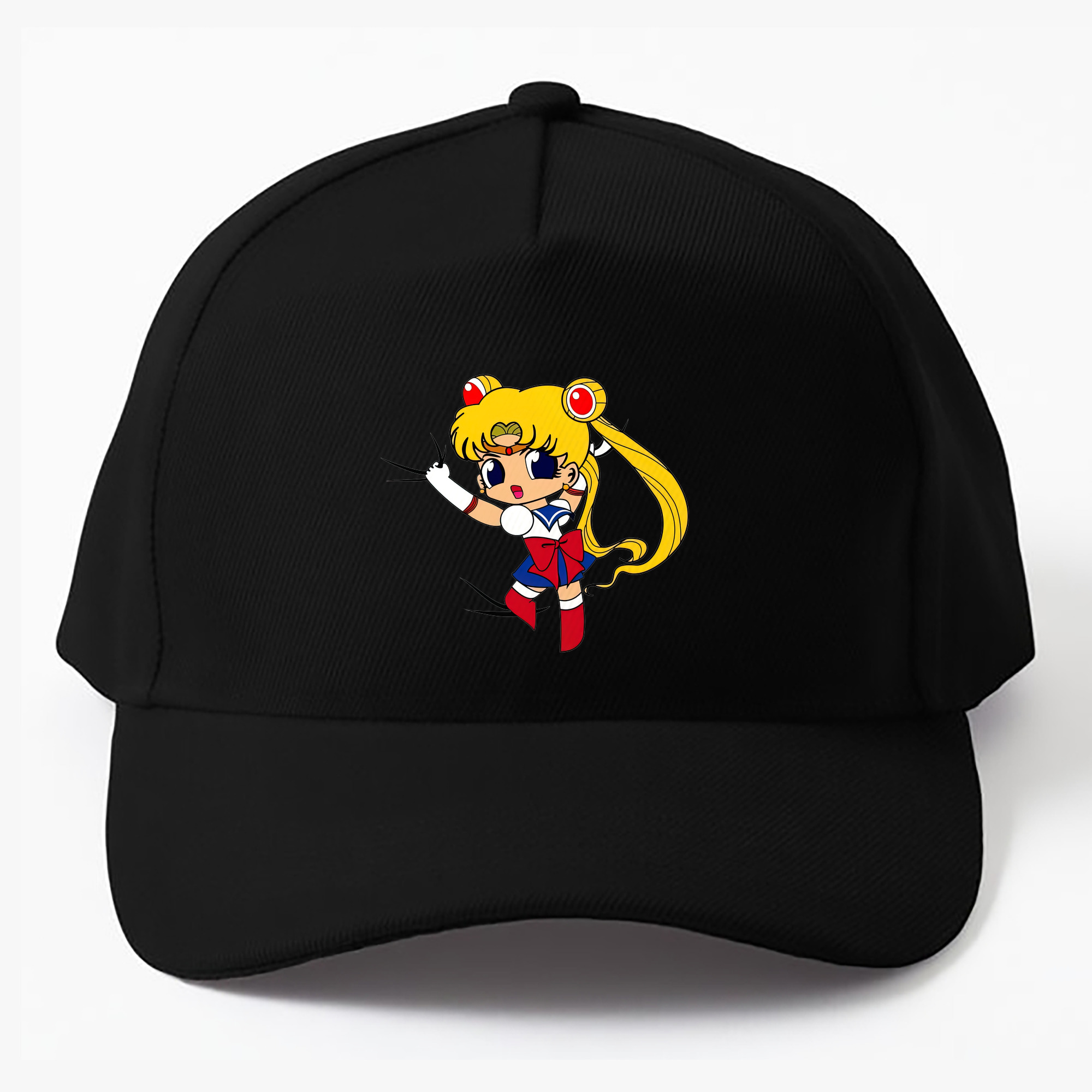 （画像用） 美少女戦士セーラームーン 月野 うさぎ つきの うさぎ Sailor Moon Tsukino Usagi ベースボールキャップ 綿100％ 男女兼用 帽子 スポーツ