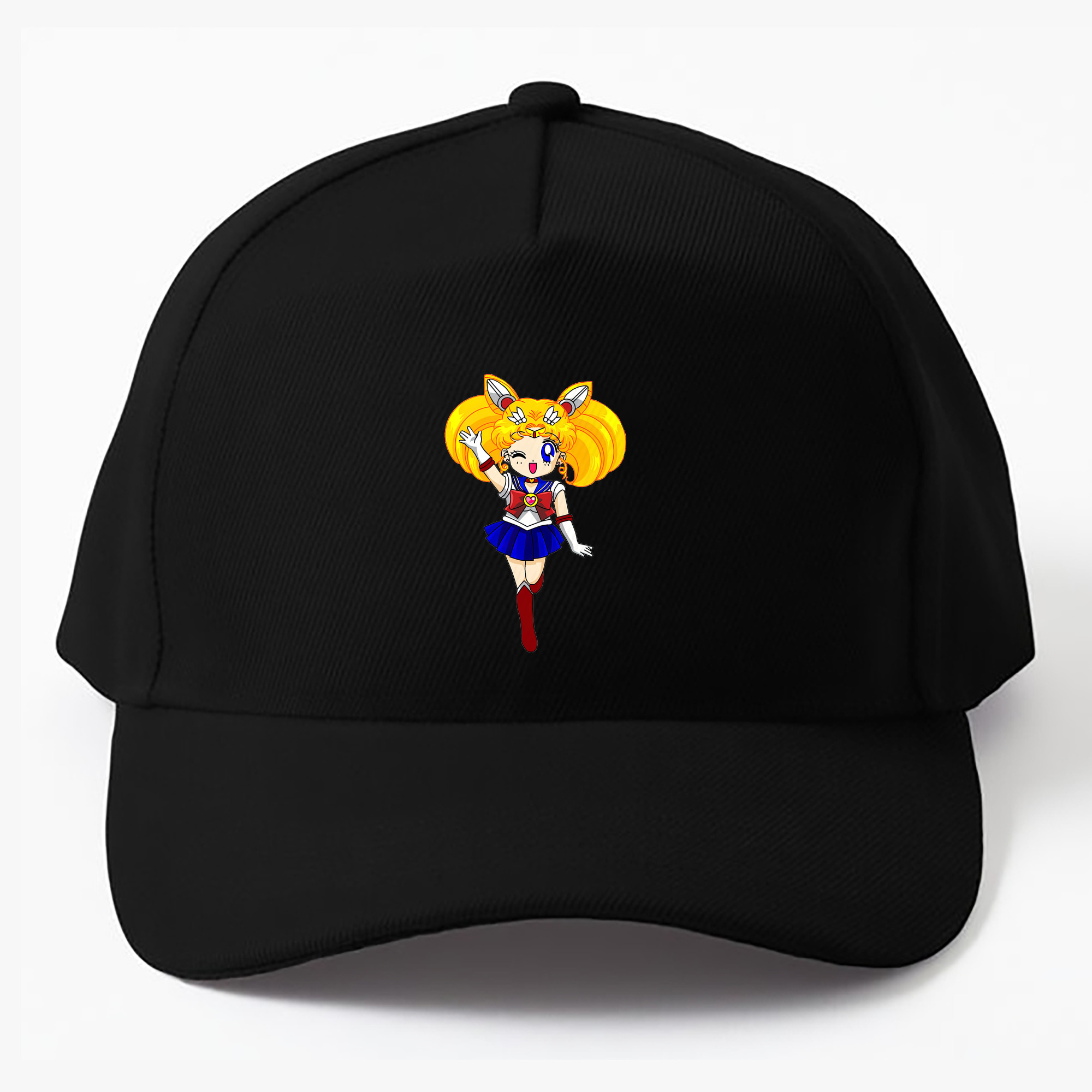 （画像用） 美少女戦士セーラームーン 月野 うさぎ つきの うさぎ Sailor Moon Tsukino Usagi ベースボールキャップ 綿100％ 男女兼用 帽子 スポーツ
