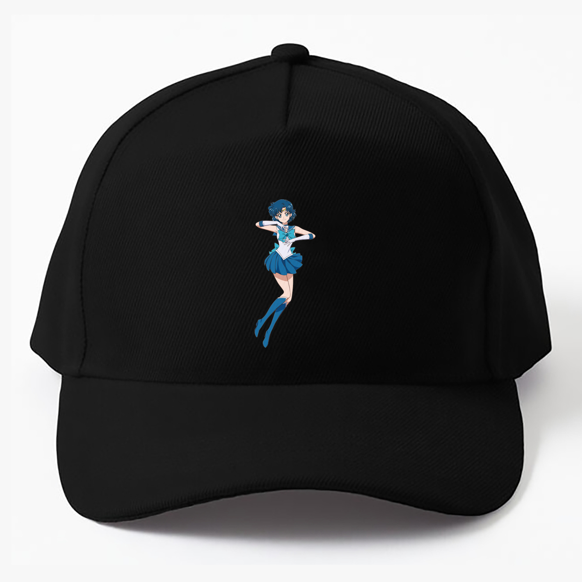 （画像用） 美少女戦士セーラームーン 水野 亜美 みずの あみ Sailor Moon Mizuno Ami ベースボールキャップ 綿100％ 男女兼用 帽子 スポーツ